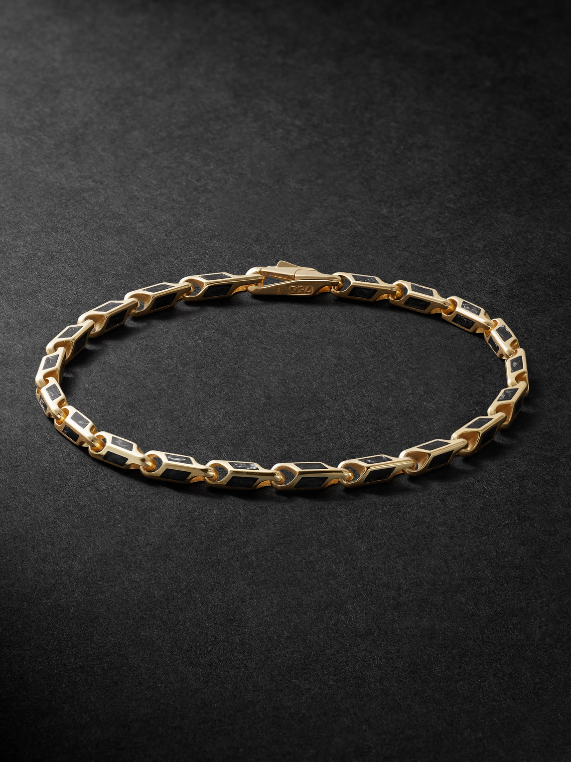 David Yurman Streamline® 18-Karat Gold Forged Carbon Braceleten