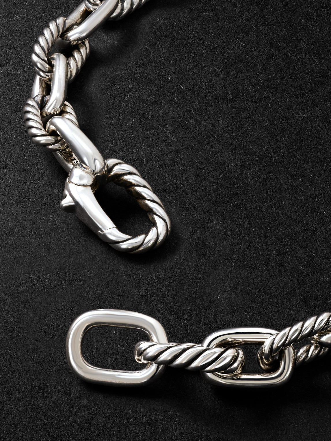 David Yurman Madison Sterling Silver And 18-karat Gold Chain Bracelet In Silver