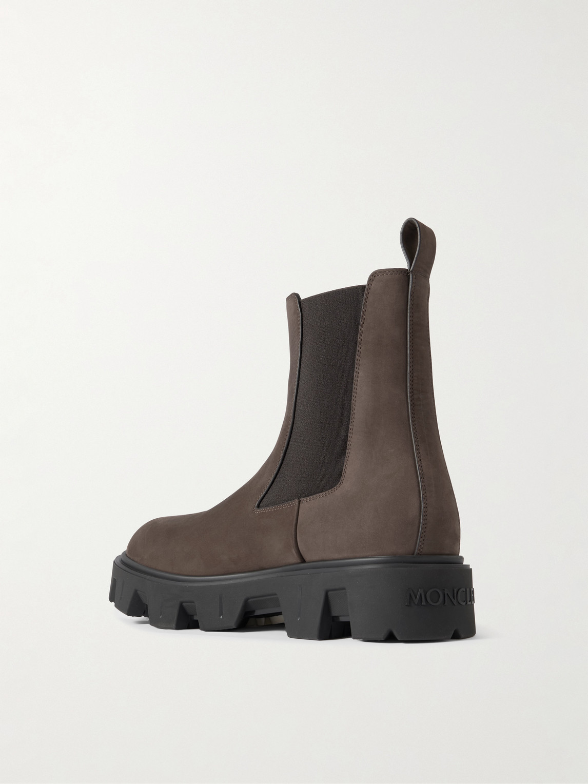 Moncler Peak City Chelsea Ankle Boots Sneakers Brown In Brown