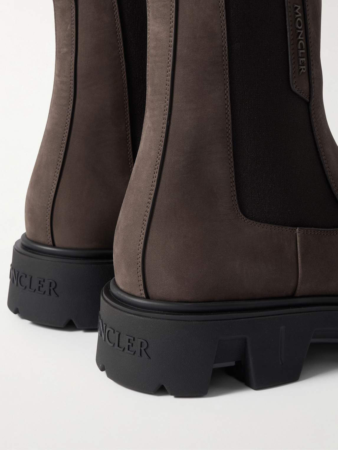Moncler Peak City Chelsea Ankle Boots Sneakers Brown In Brown