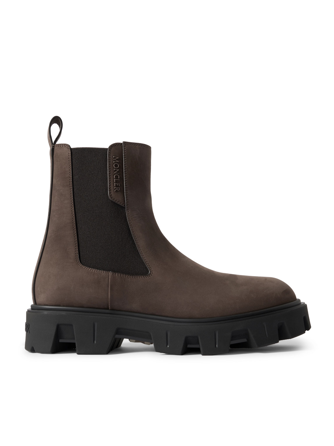 Moncler Peak City Chelsea Ankle Boots Sneakers Brown In Brown