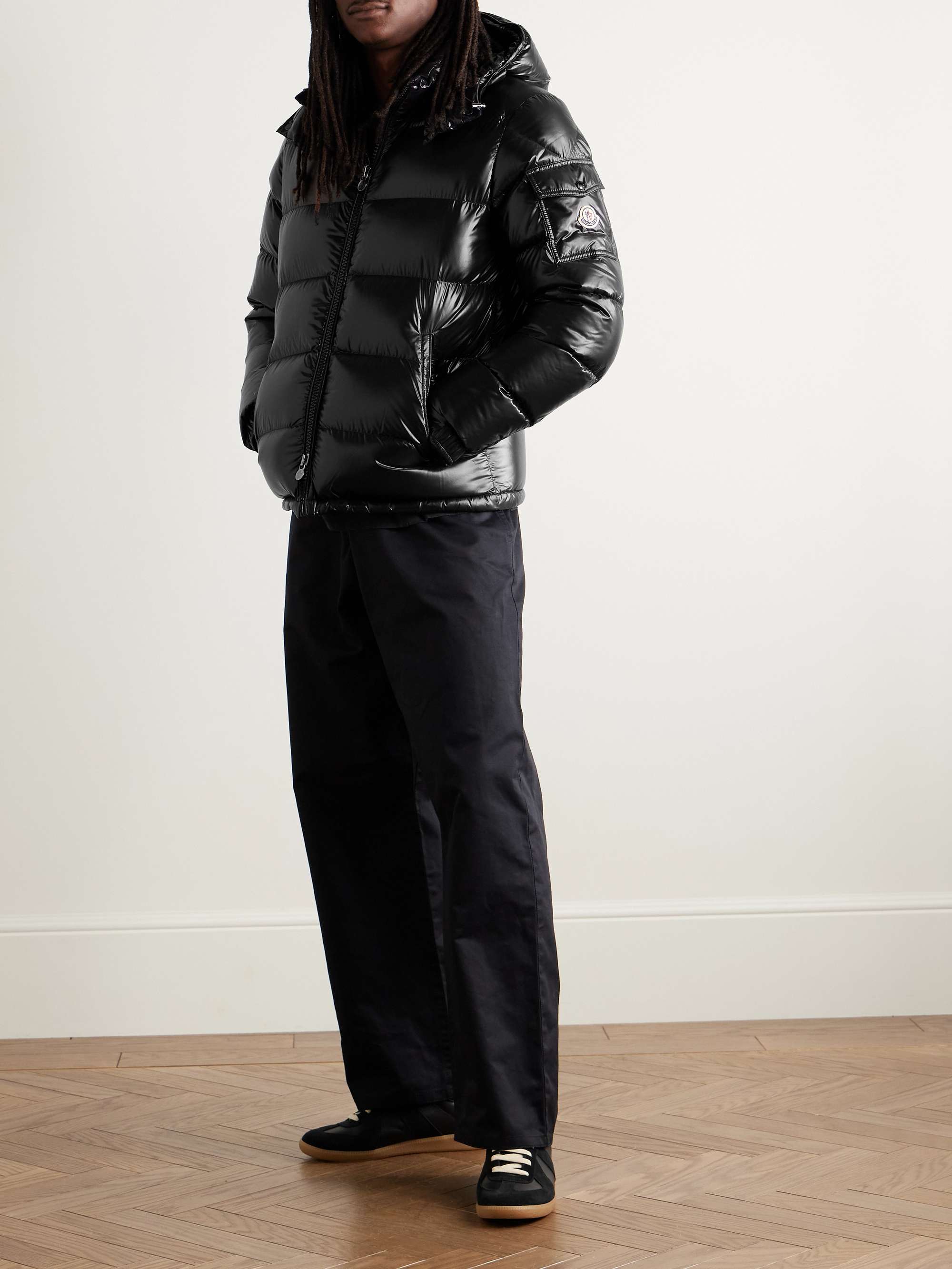 MONCLER Maya Quilted Shell Hooded Down Jacket