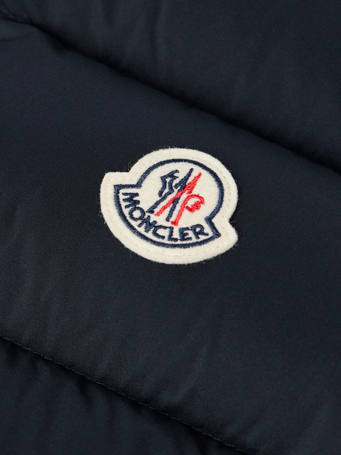 Moncler Tibb Down Gilet In Blue