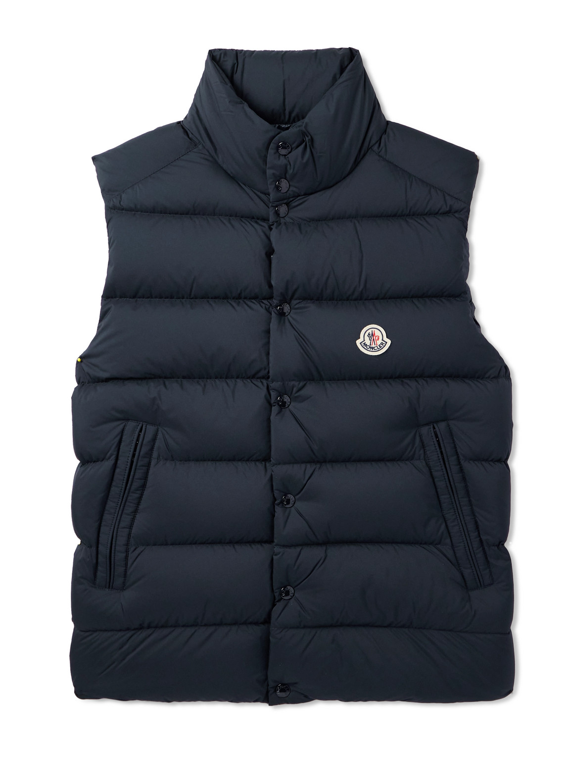 Moncler Tibb Down Gilet In Blue