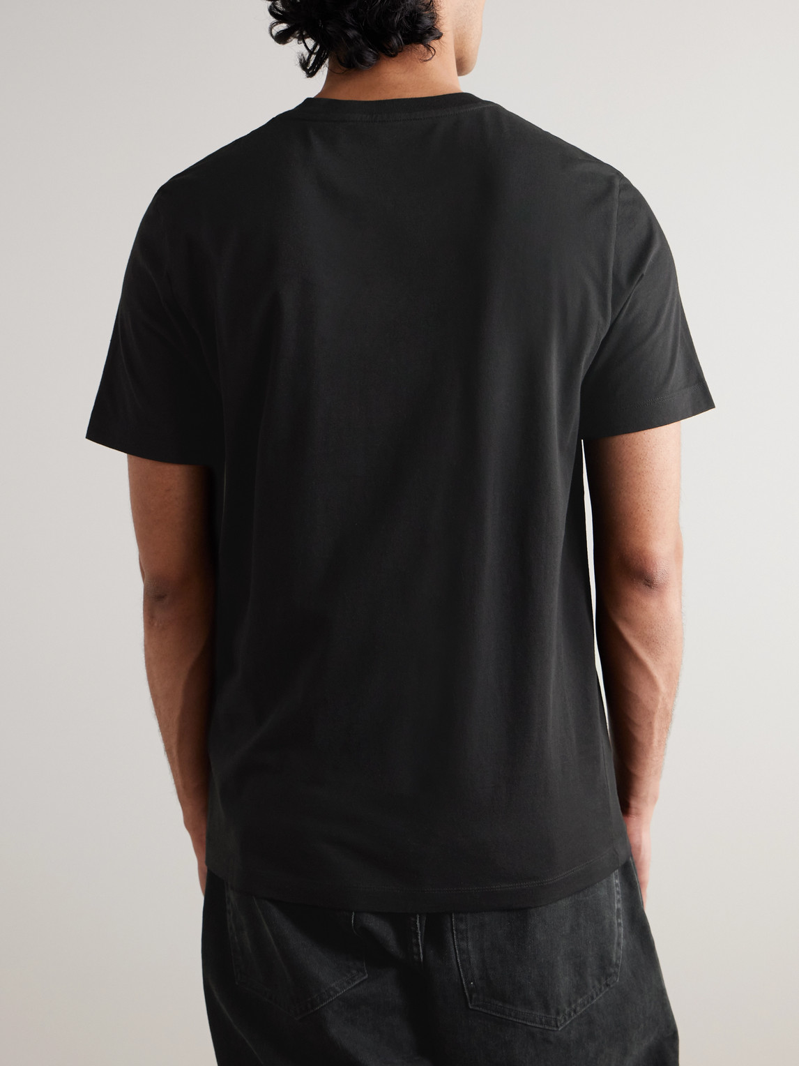 Three-Pack Logo-Appliquéd Cotton-Jersey T-Shirts