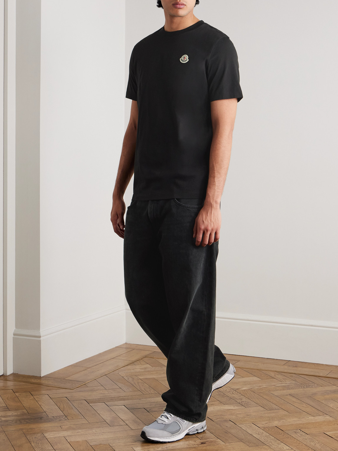 Three-Pack Logo-Appliquéd Cotton-Jersey T-Shirts