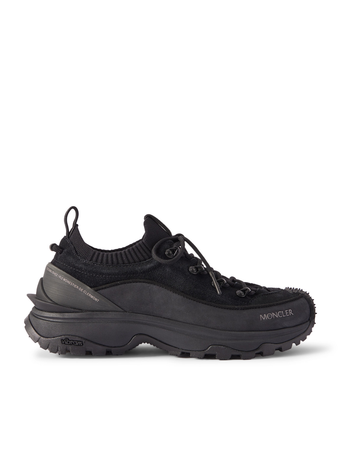 Moncler Sneaker Trailgrip Lite2 Black Men In Black