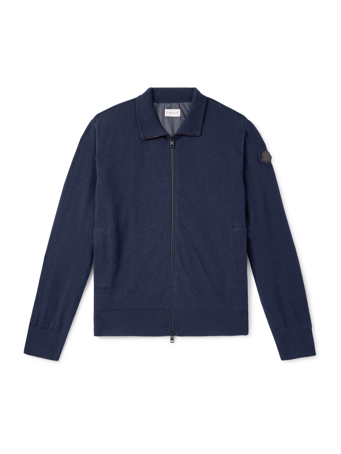 Wool and Cashmere-Blend Zip-Up Cardigan