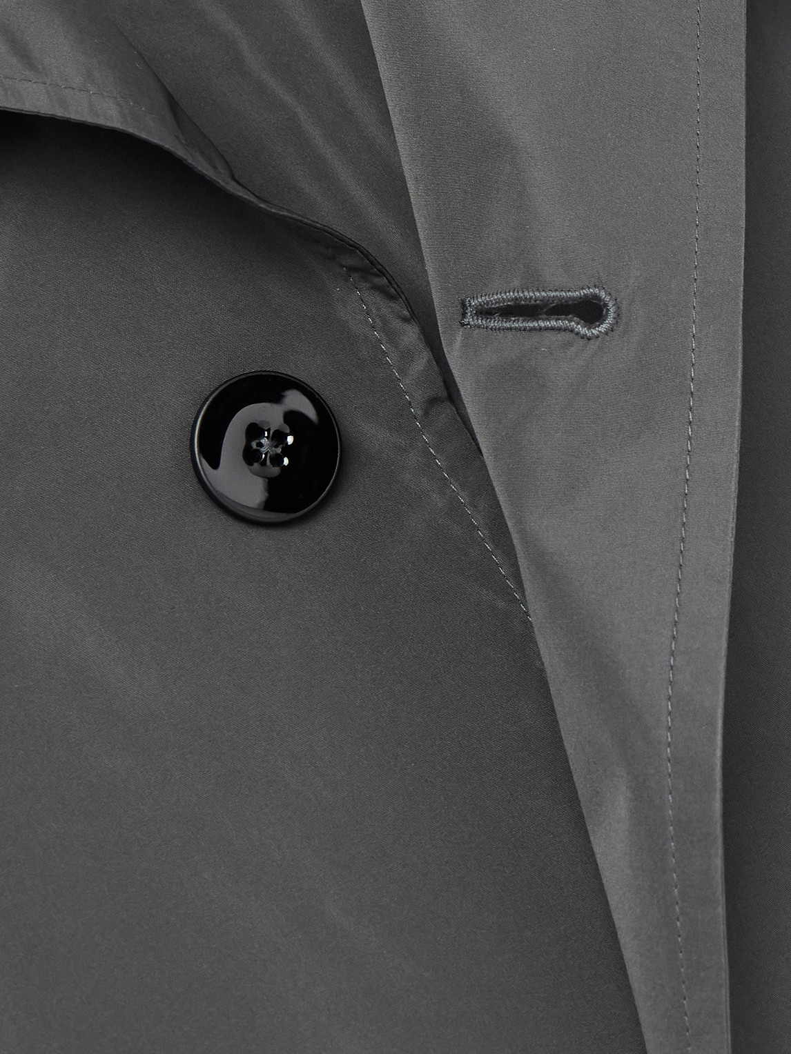 Jil Sander Shell Overcoat In Gray