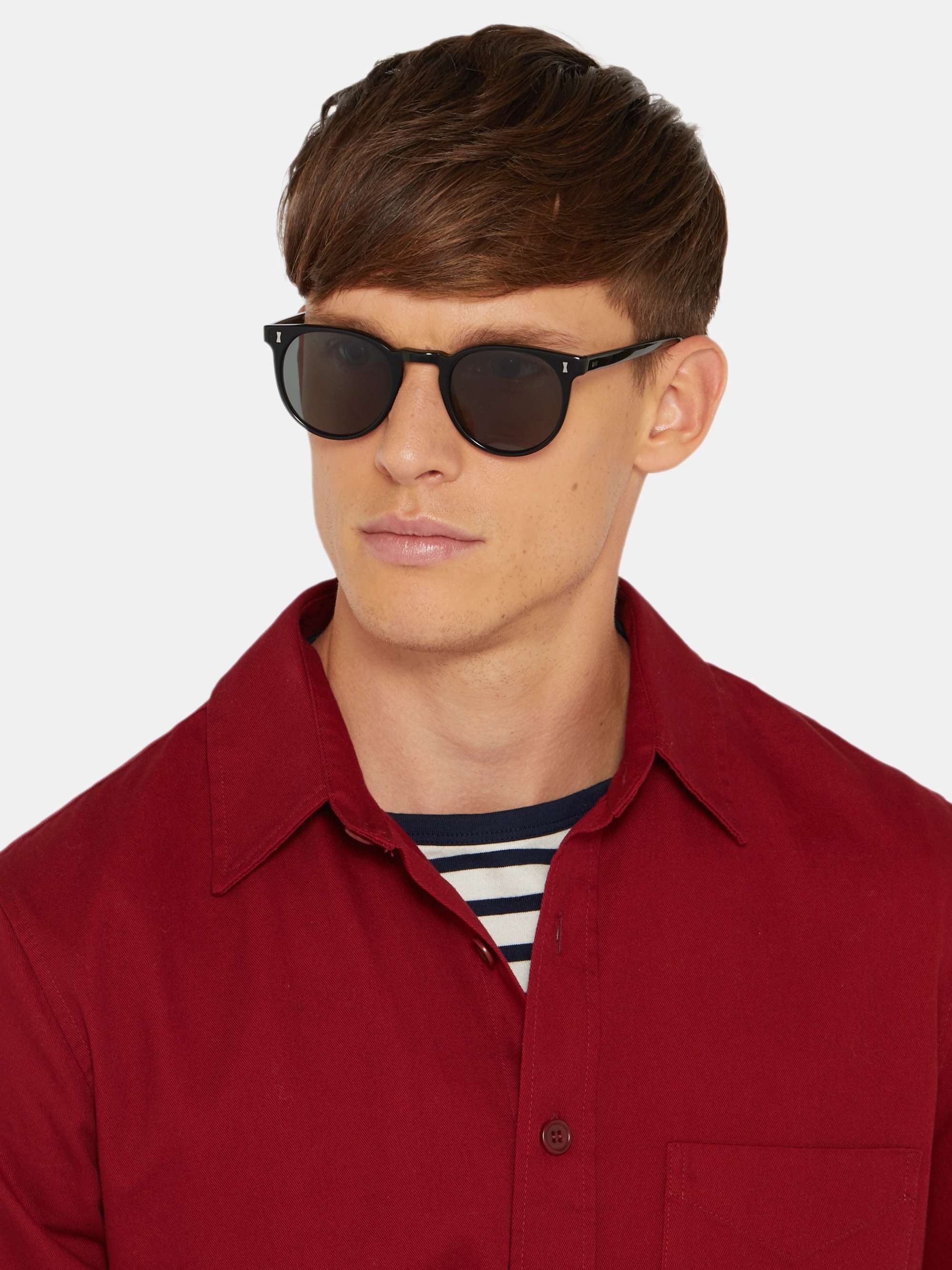 CUBITTS Herbrand Round-Frame Tortoiseshell Acetate Sunglasses