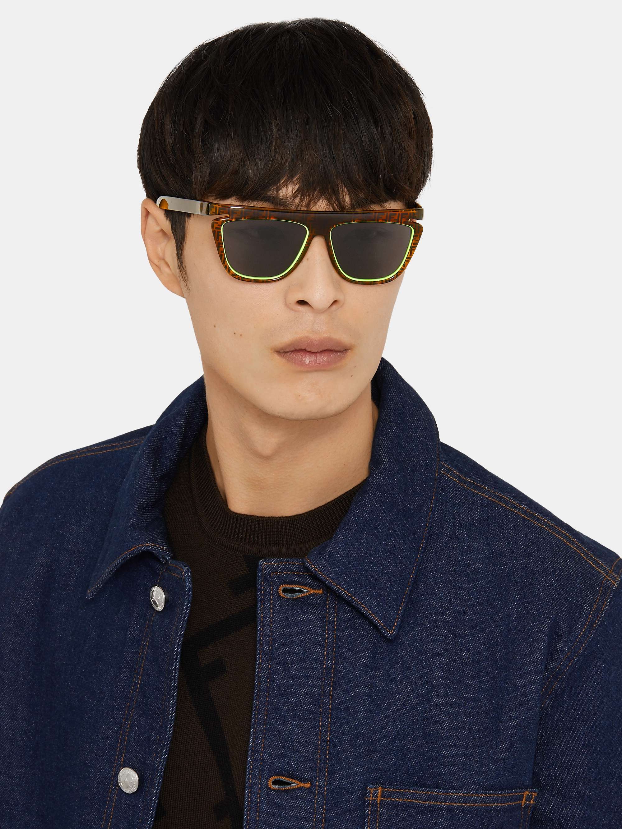 FENDI Square-Frame Acetate Sunglasses