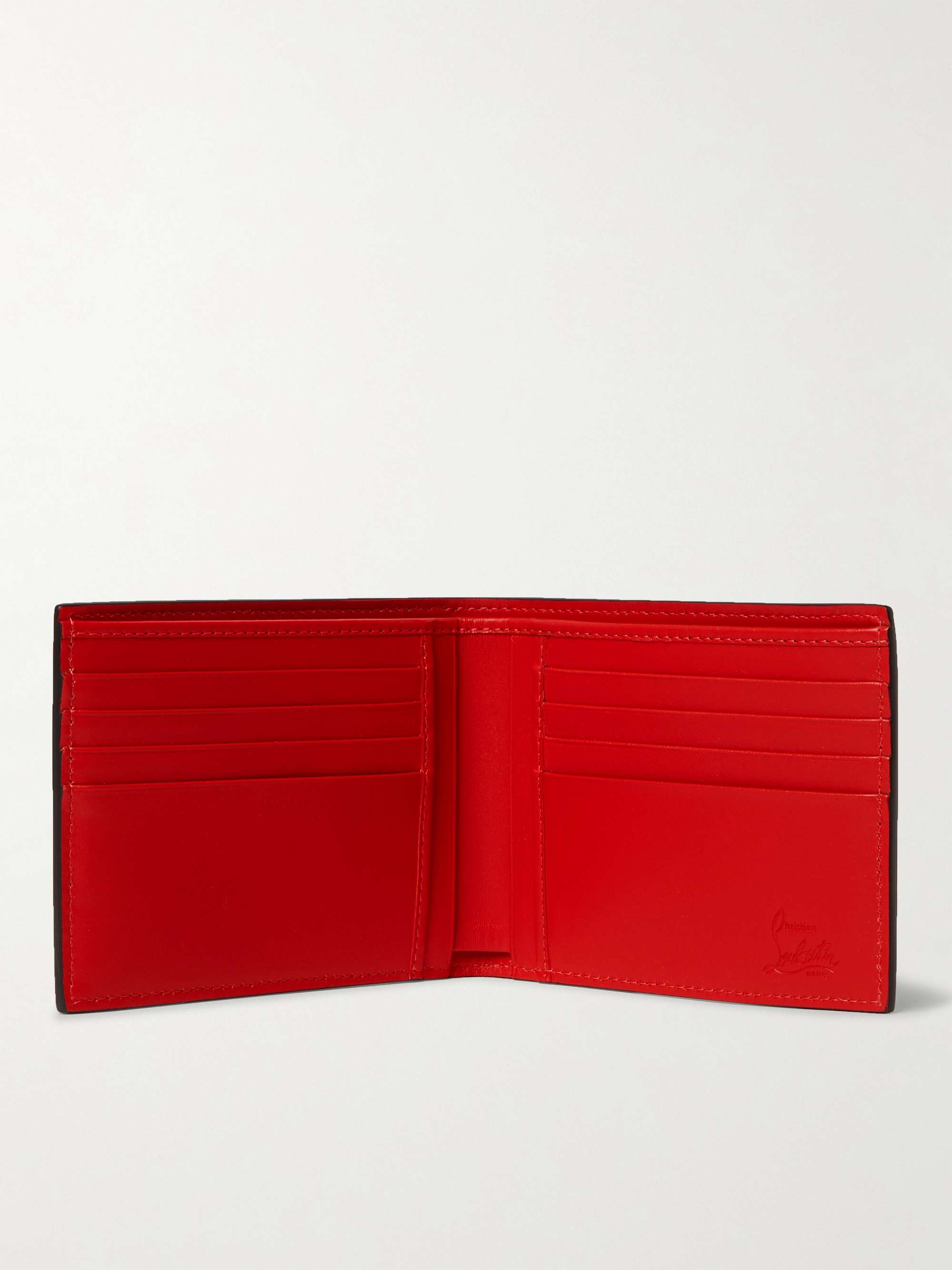 Christian Louboutin Men's Logo-Debossed Billfold Wallet