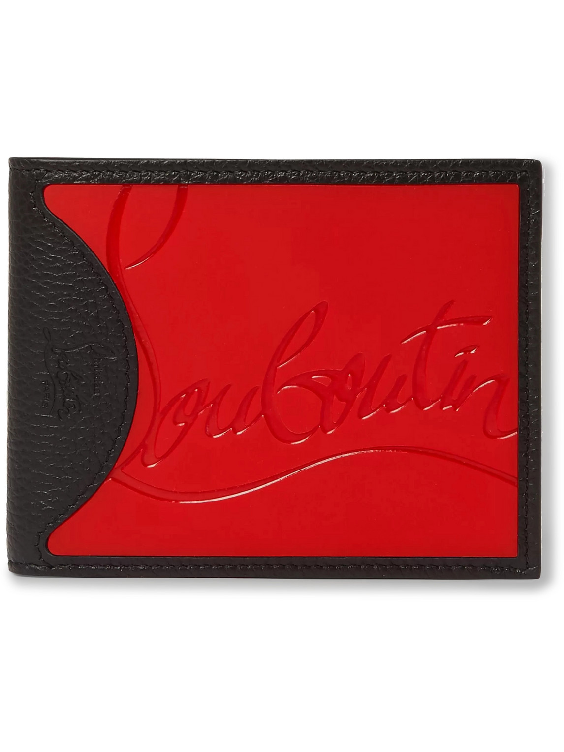 Logo-Debossed Leather and PU Billfold Wallet