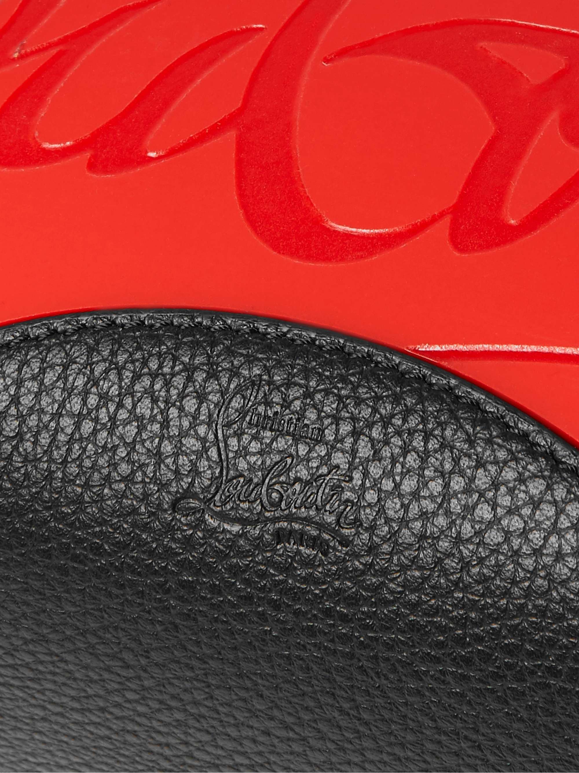 CHRISTIAN LOUBOUTIN Full-Grain Leather Wash Bag