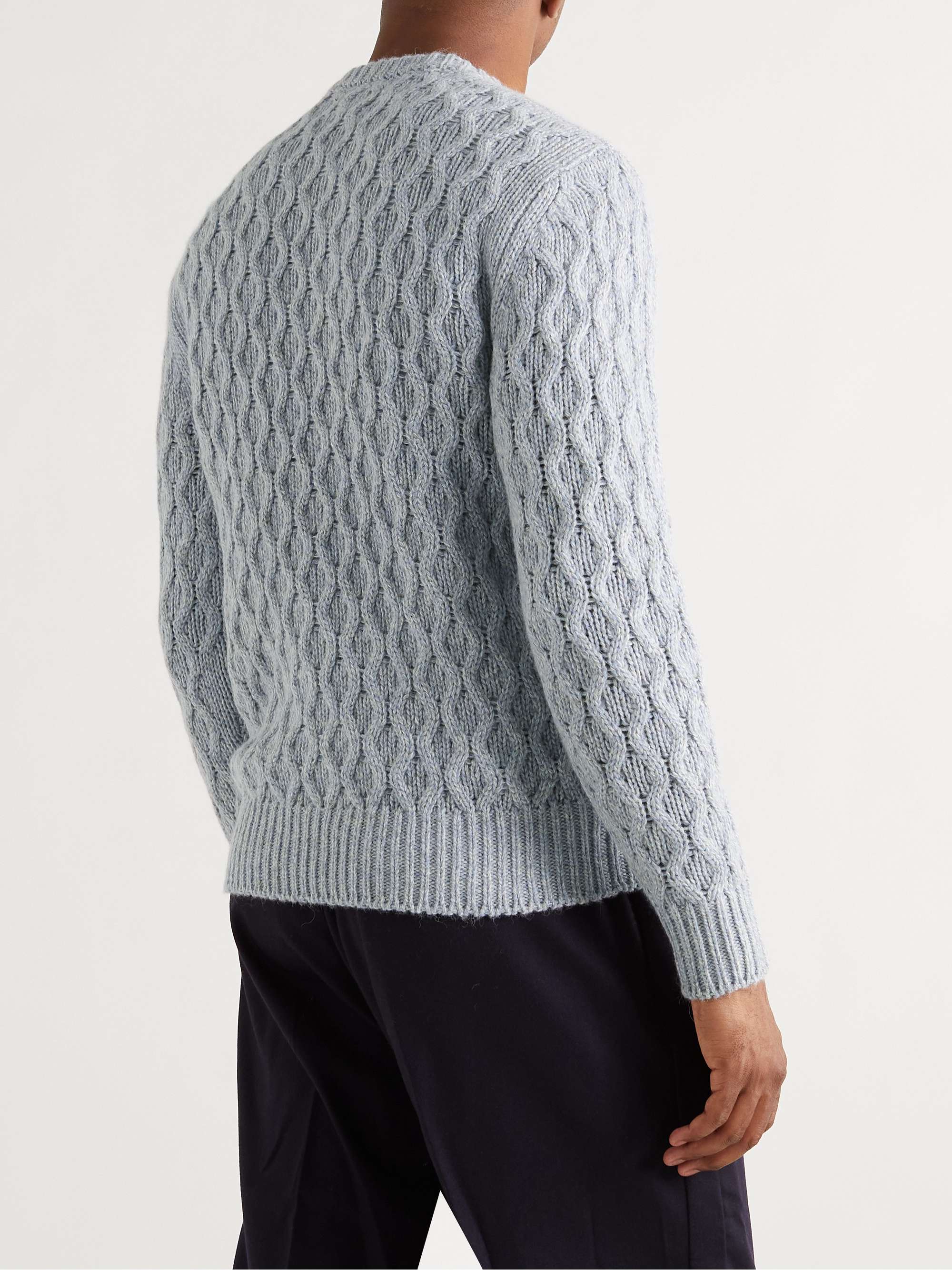MR P. Cable-Knit Alpaca-Blend Sweater for Men | MR PORTER