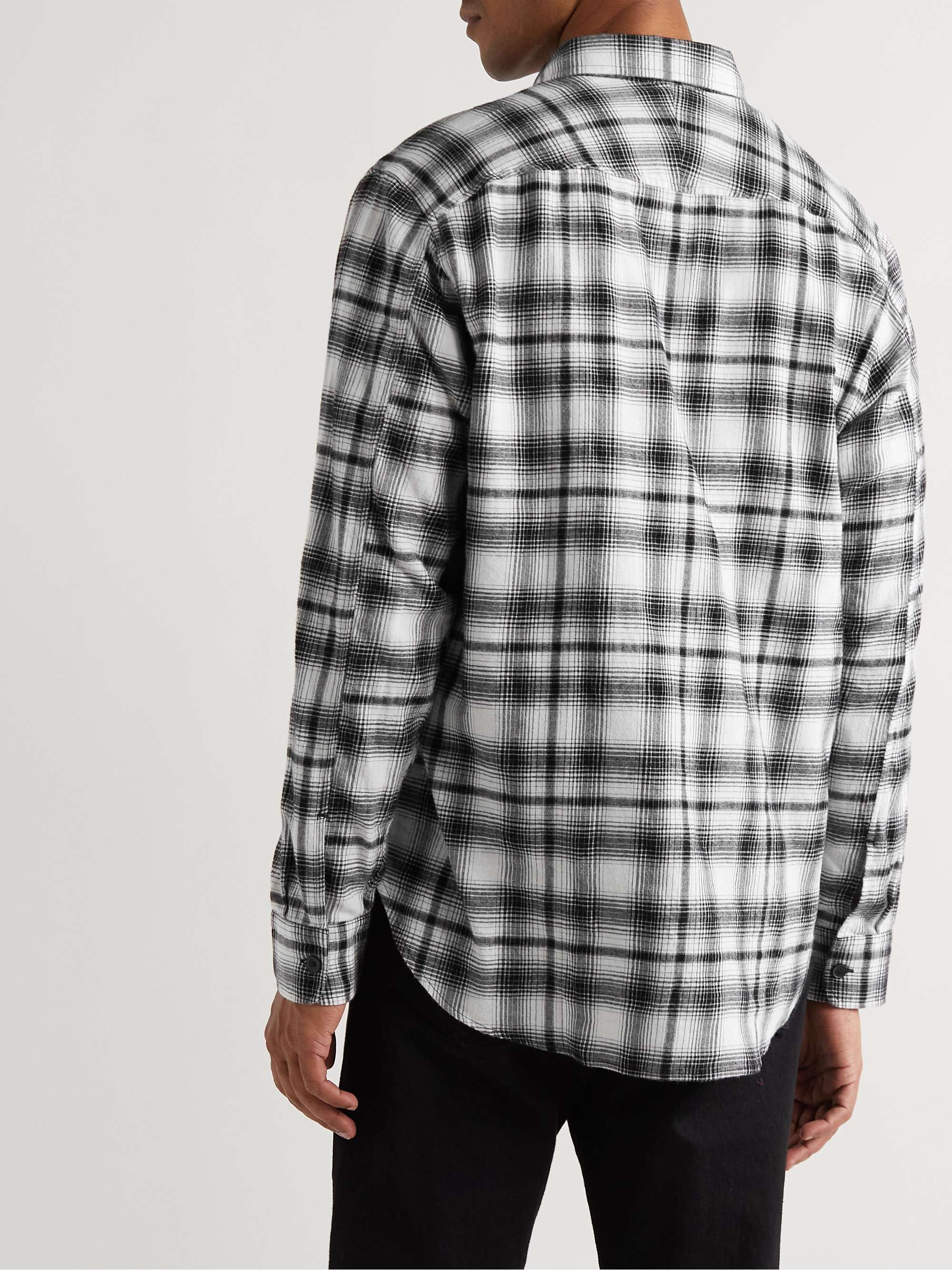 MR P. Checked Cotton-Flannel Shirt for Men | MR PORTER