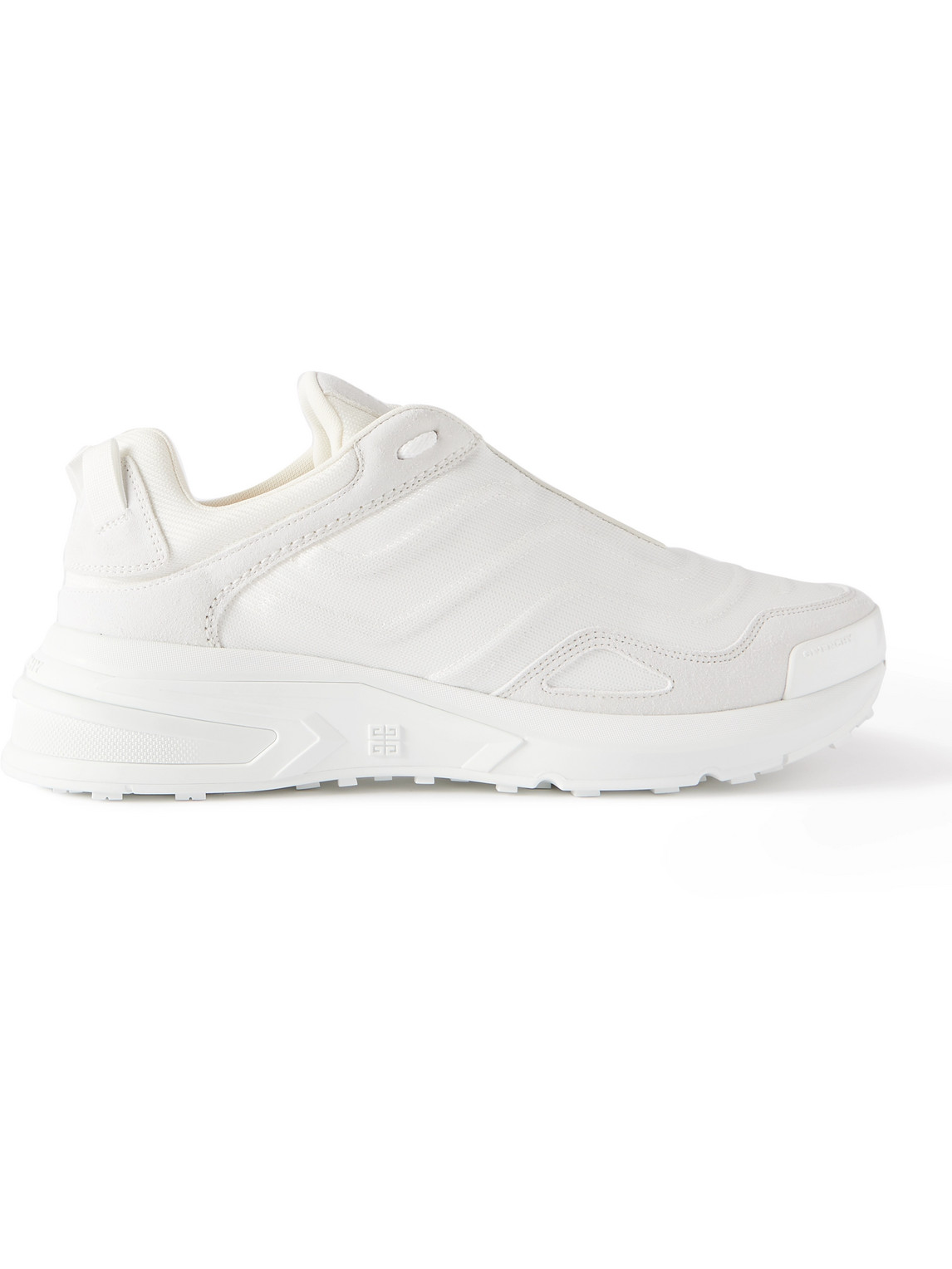Givenchy Giv 1 Light Sneakers In Canvas And Leather In White