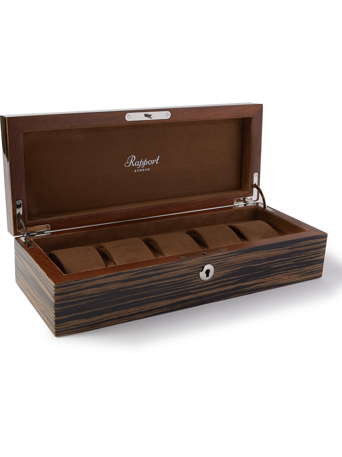 Heritage Lacquered Herringbone Cedar Watch Box