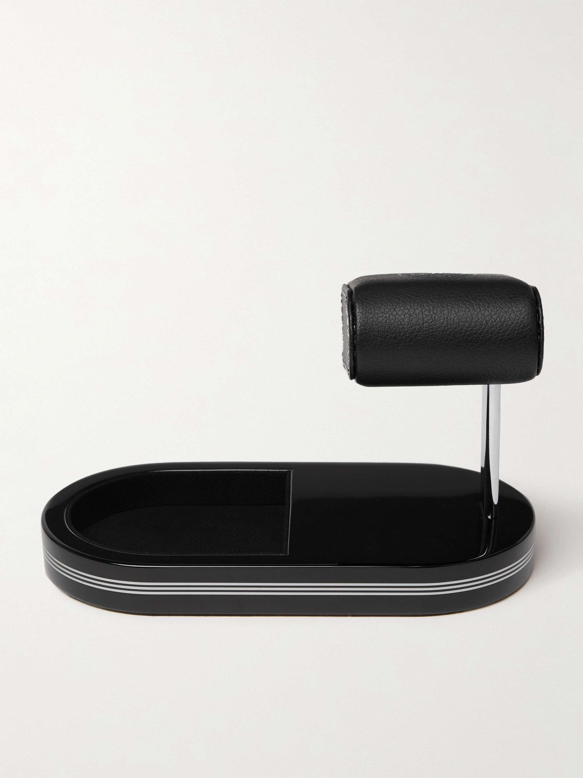 RAPPORT LONDON Full-Grain Leather Watch Stand