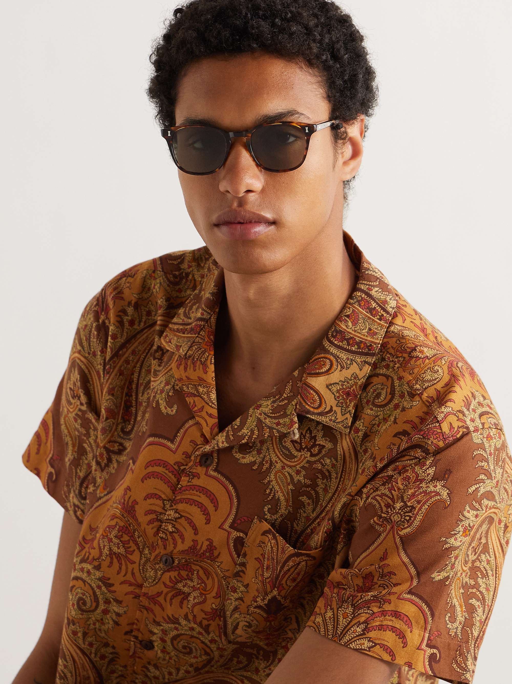 CUBITTS Carnegie Square-Frame Tortoiseshell Acetate Sunglasses