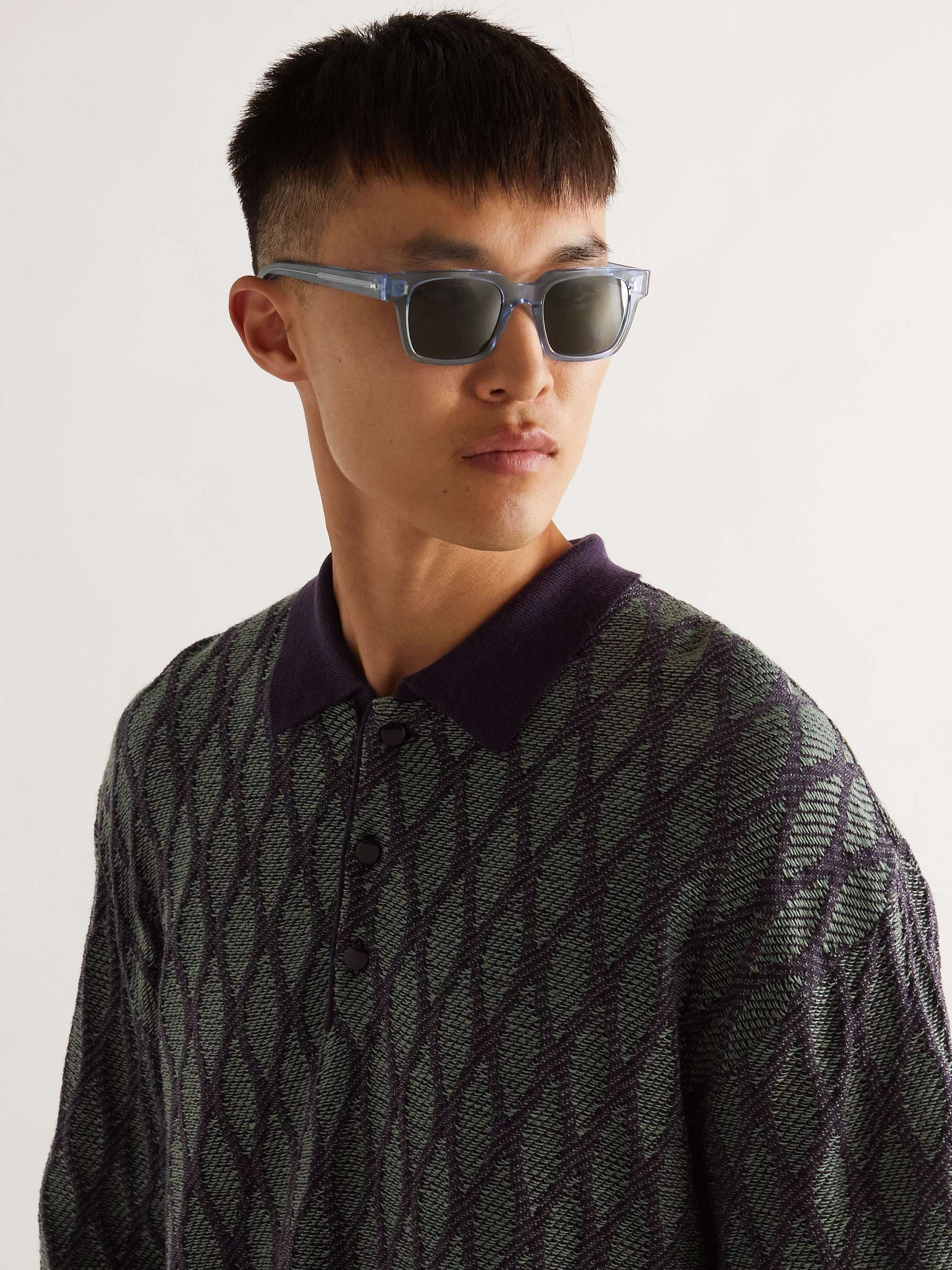 CUBITTS Panton Tortoiseshell Square-Frame Acetate Sunglasses