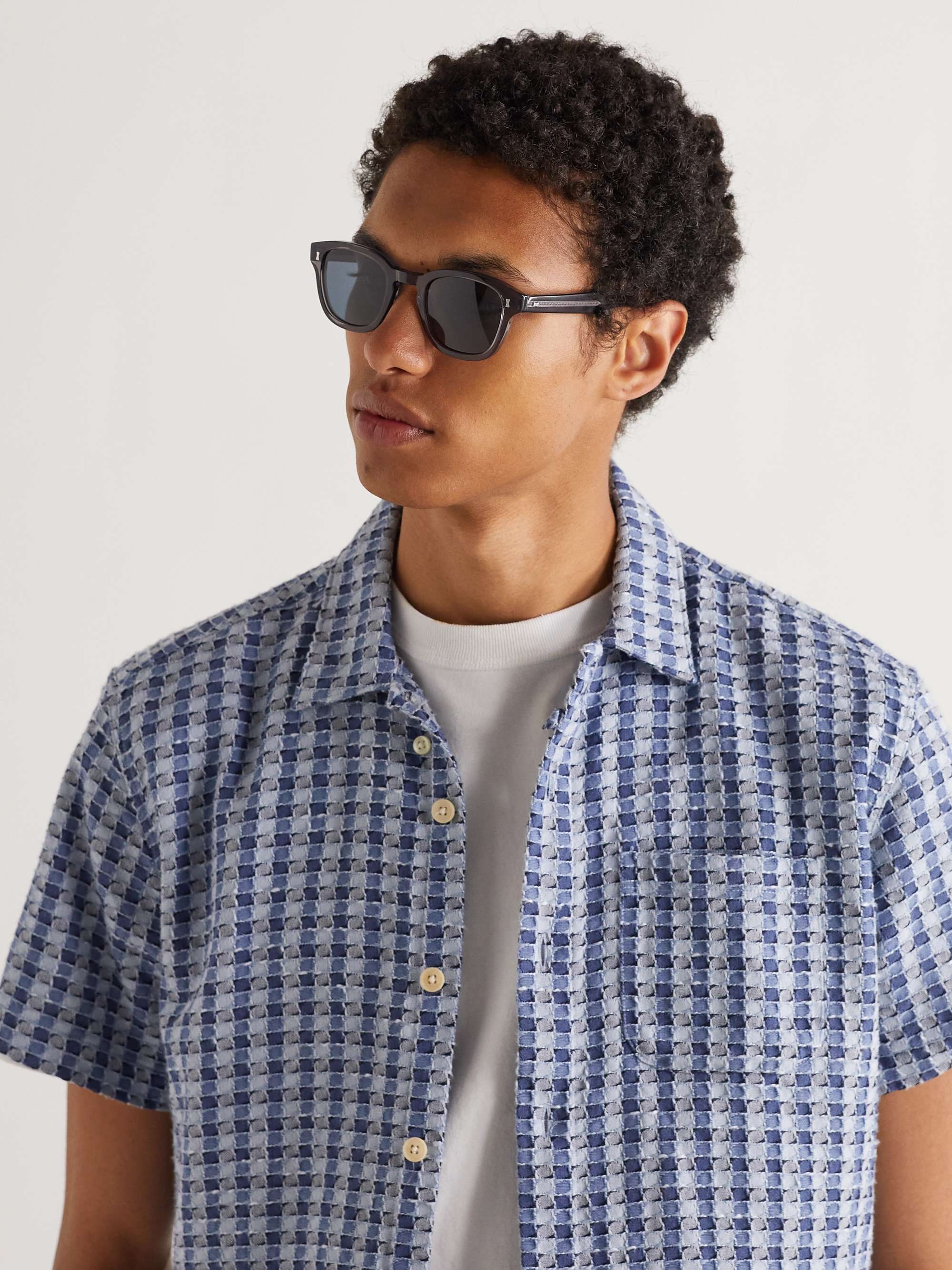 CUBITTS Carnegie Bold D-Frame Acetate Sunglasses