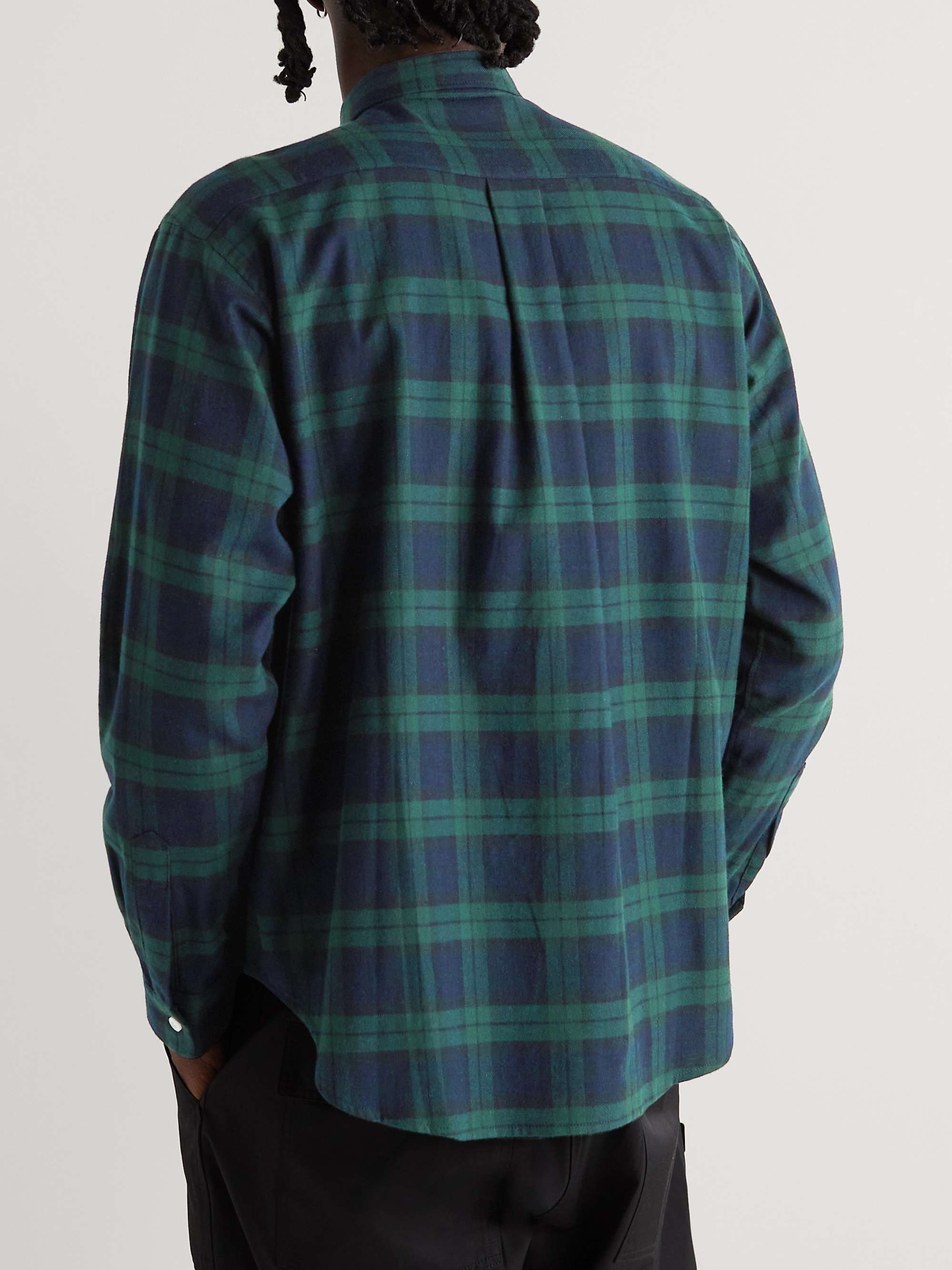 FLAGSTUFF Checked Cotton-Flannel Shirt