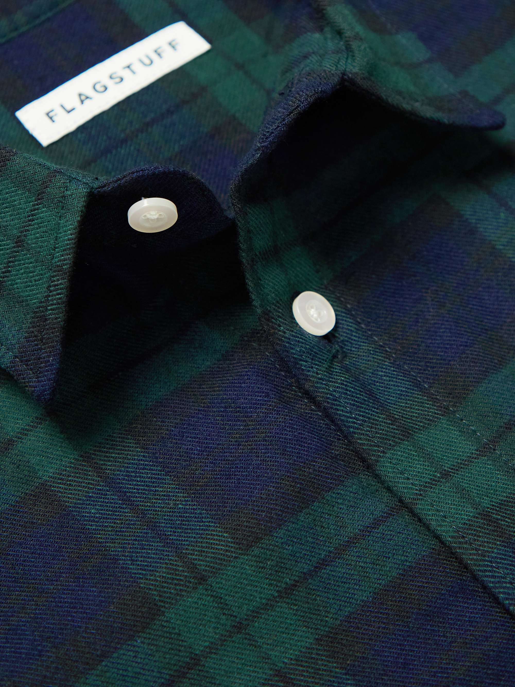 FLAGSTUFF Checked Cotton-Flannel Shirt