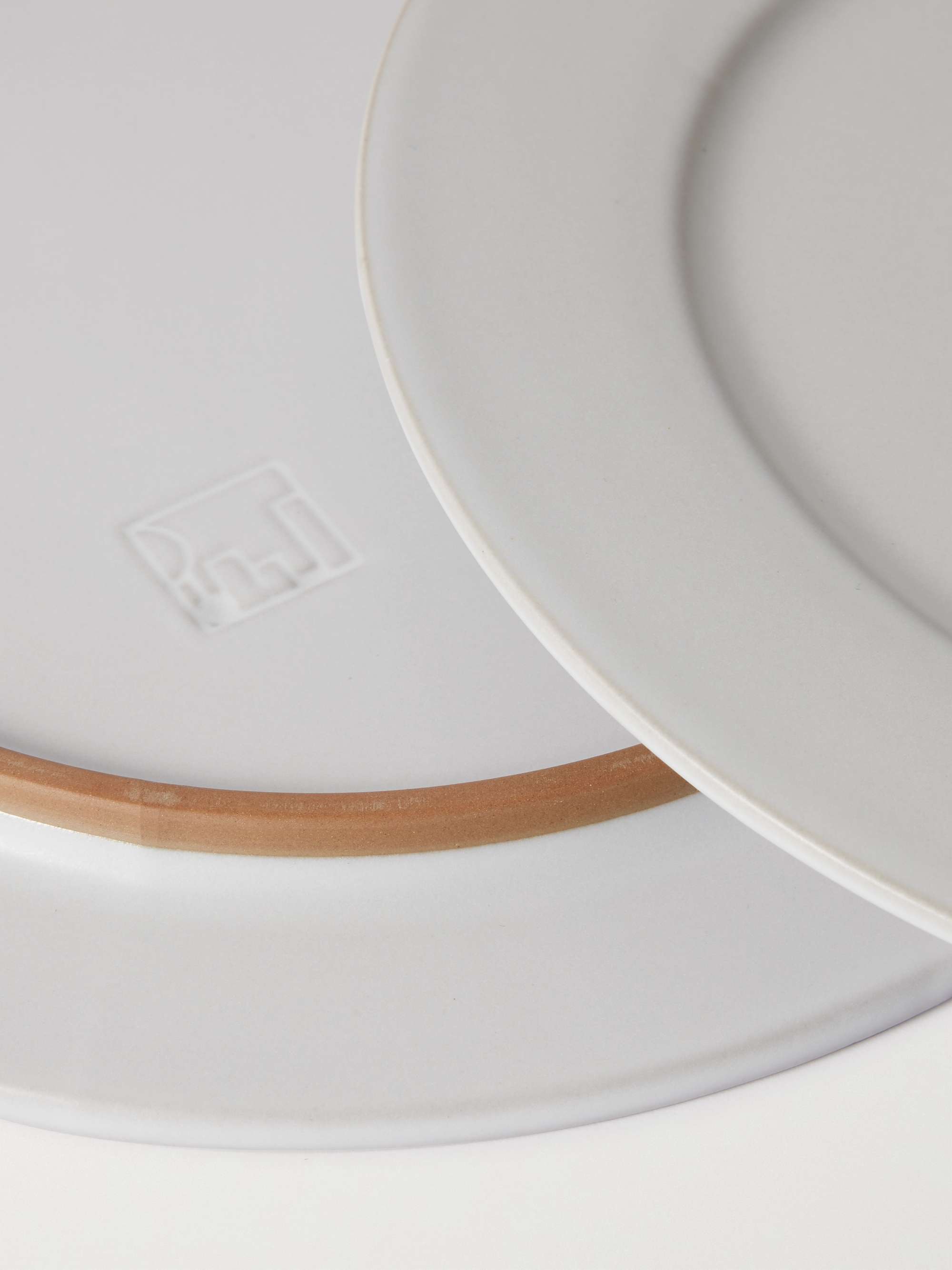 BY JAPAN + SyuRo Set of Two Medium Glazed Ceramic Plates