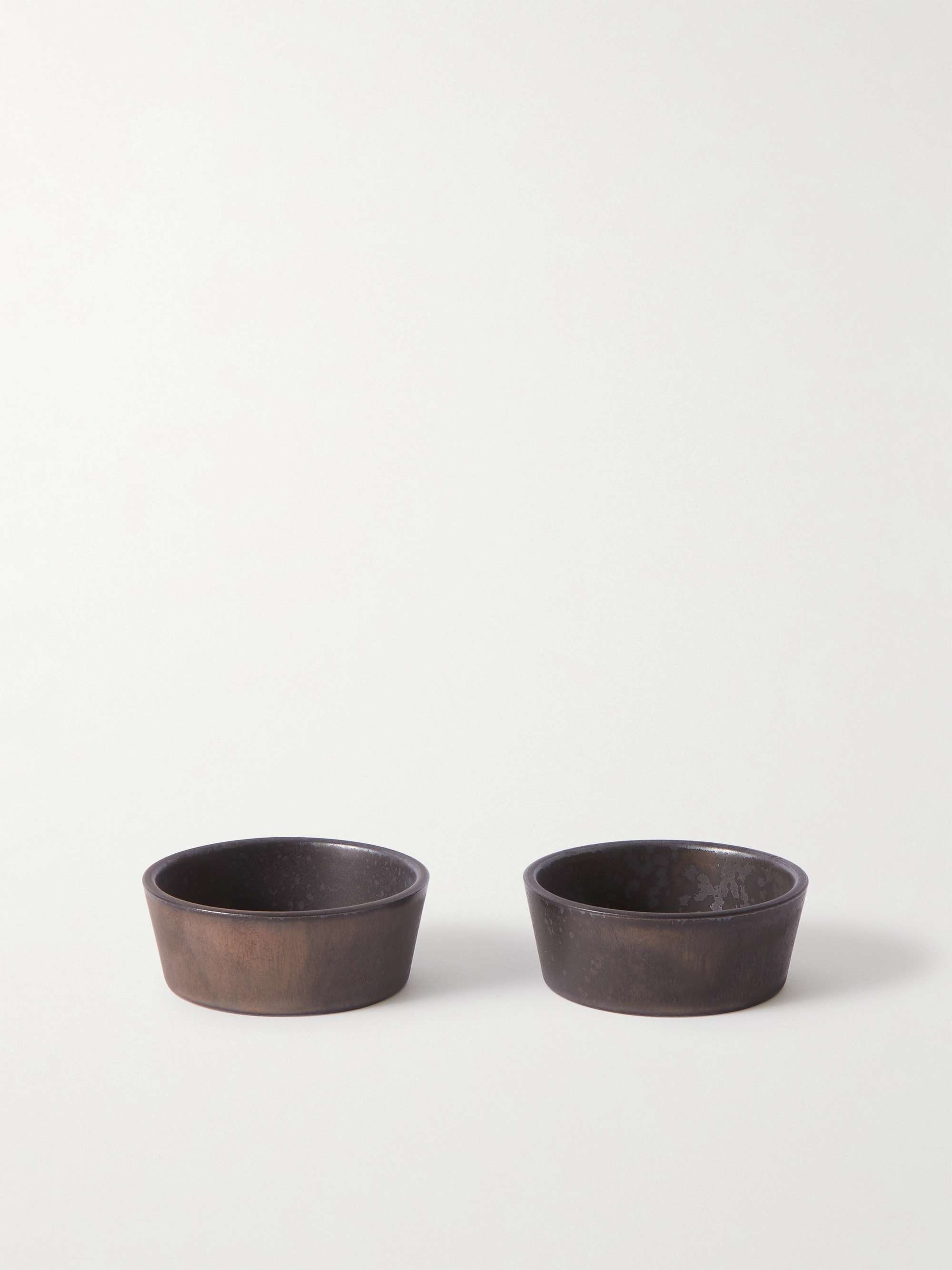 BY JAPAN + SyuRo Set of Two Small Glazed Ceramic Bowls