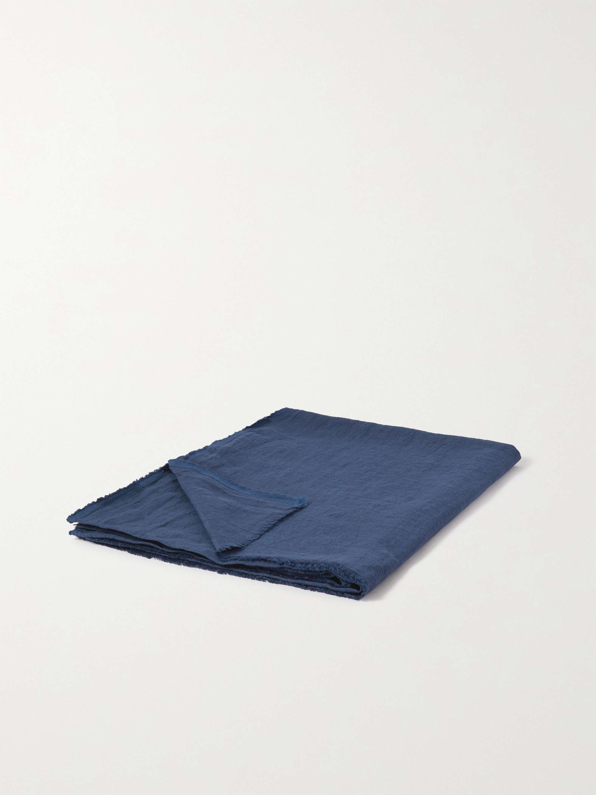 BY JAPAN + SyuRo Fringed Linen Throw