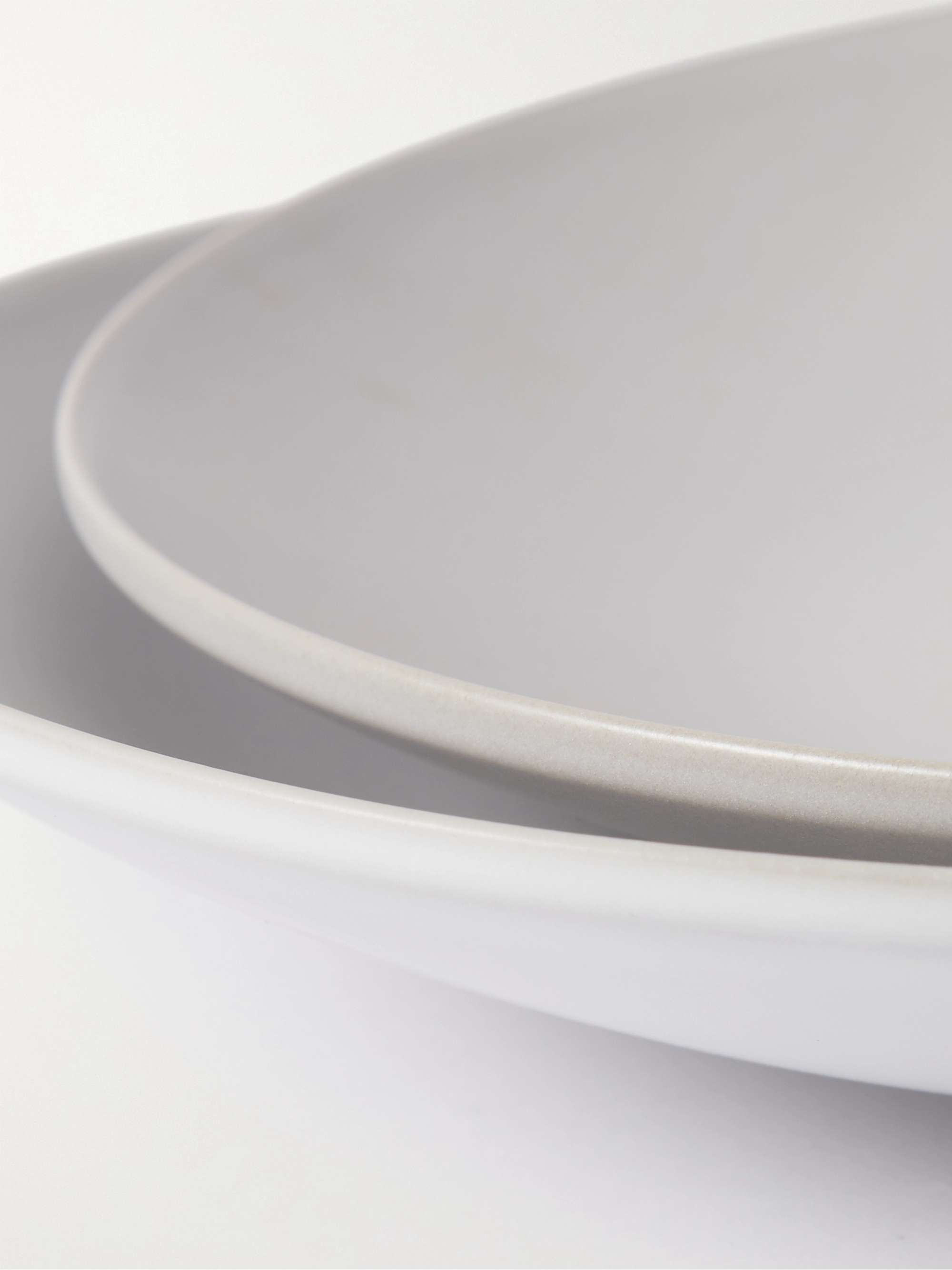 BY JAPAN + SyuRo Set of Two Medium Stoneware Plates