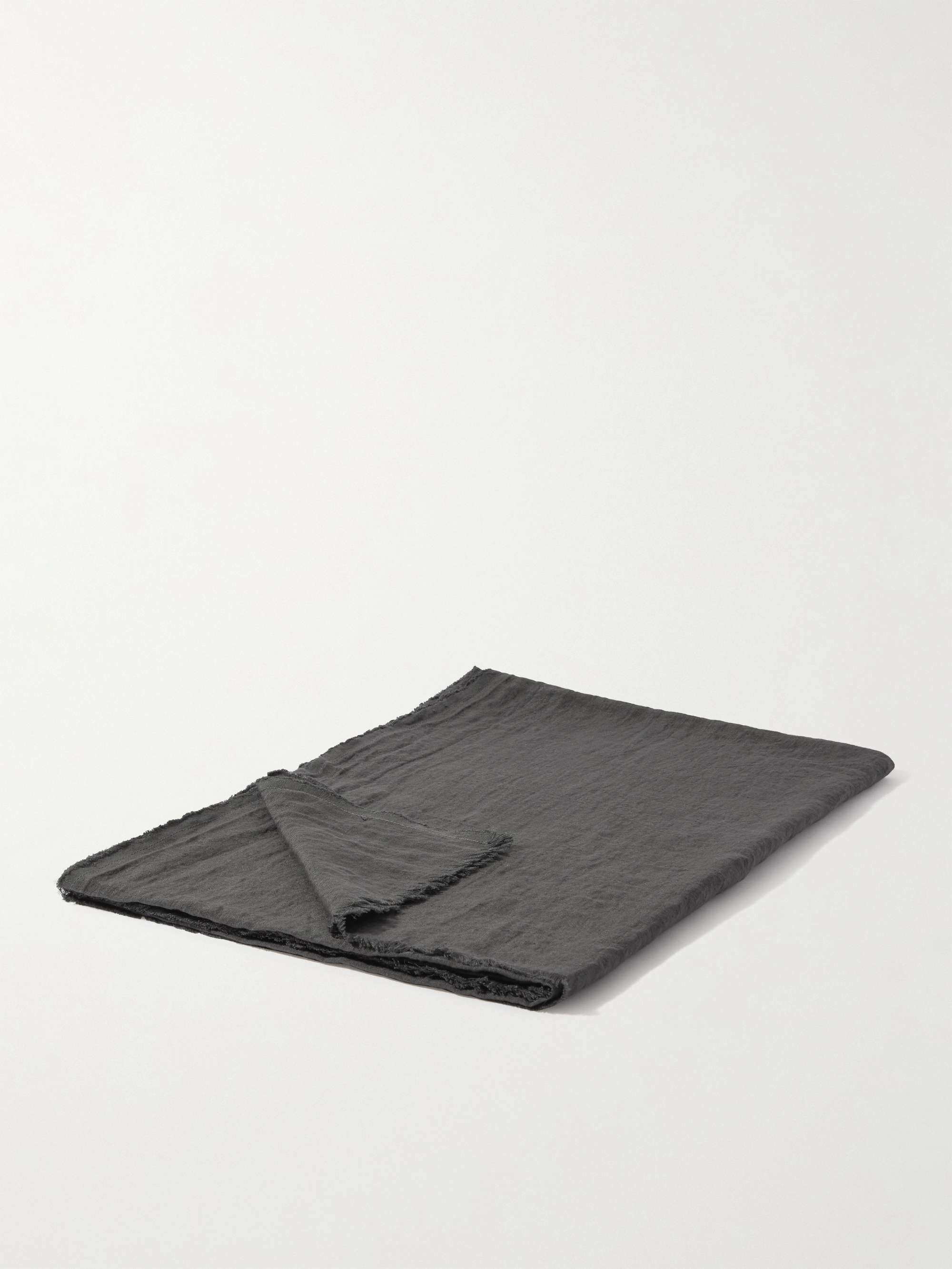 BY JAPAN + SyuRo Fringed Linen Throw