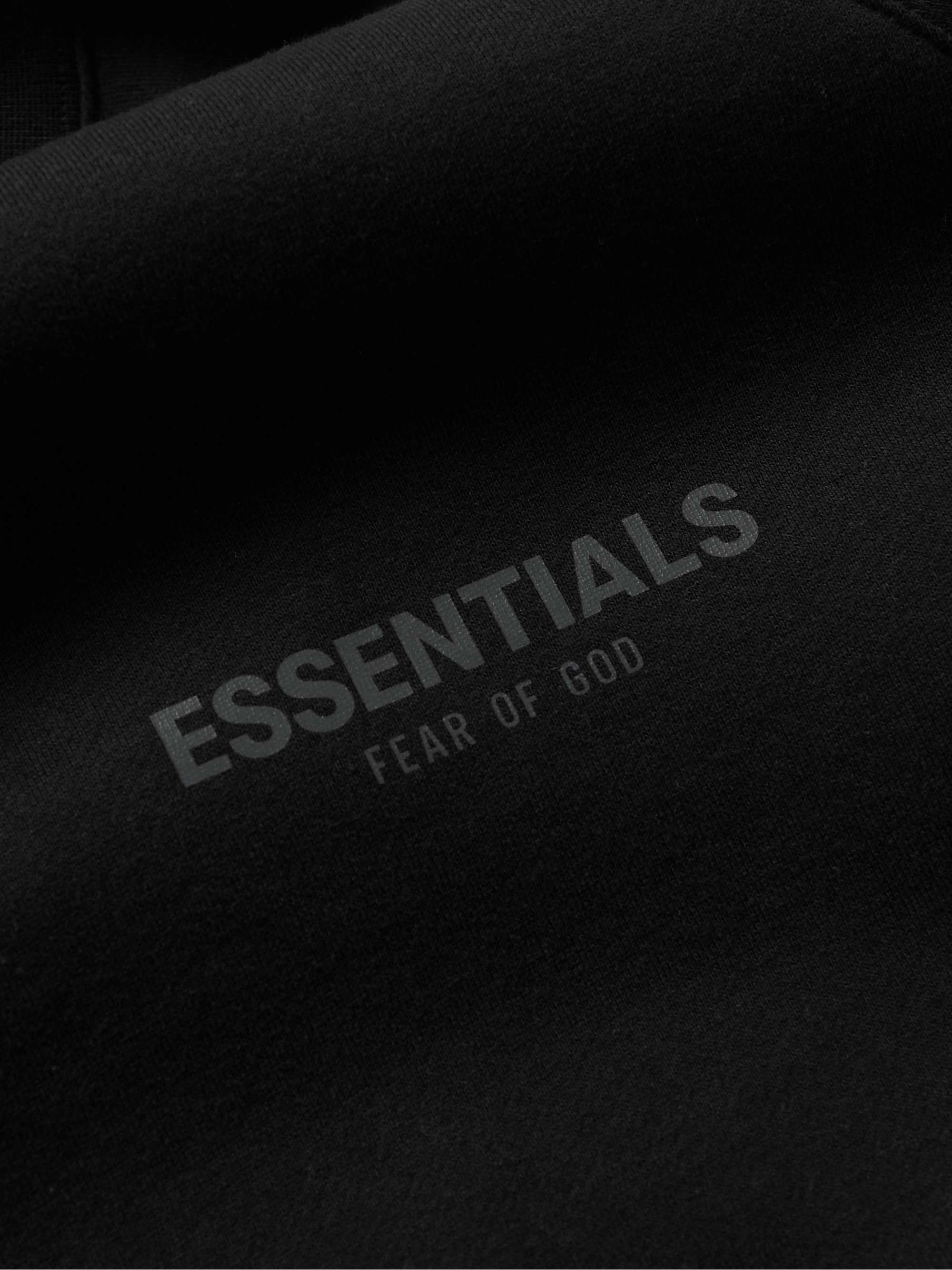 FEAR OF GOD ESSENTIALS Logo-Print Cotton-Blend Jersey Sweatshirt