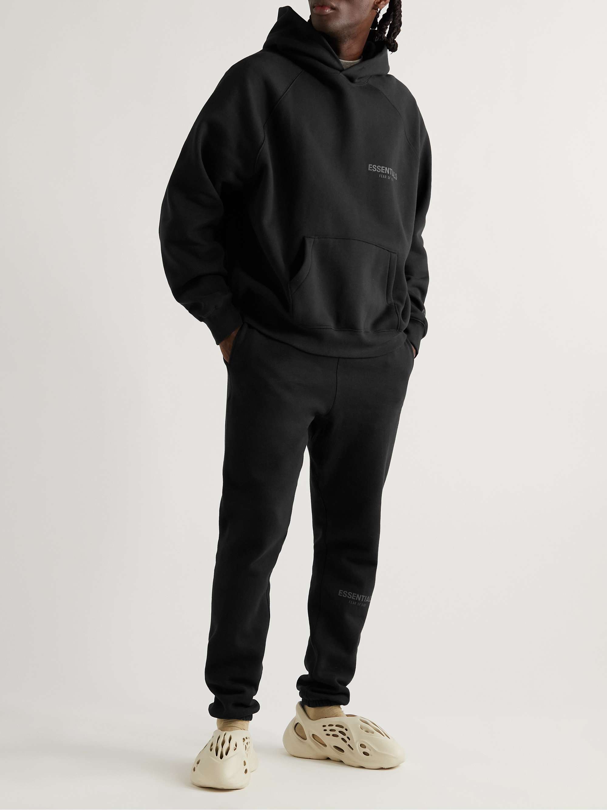 Essentials Hoodie Fear of God Dark Grey TrackSuit - Essentials