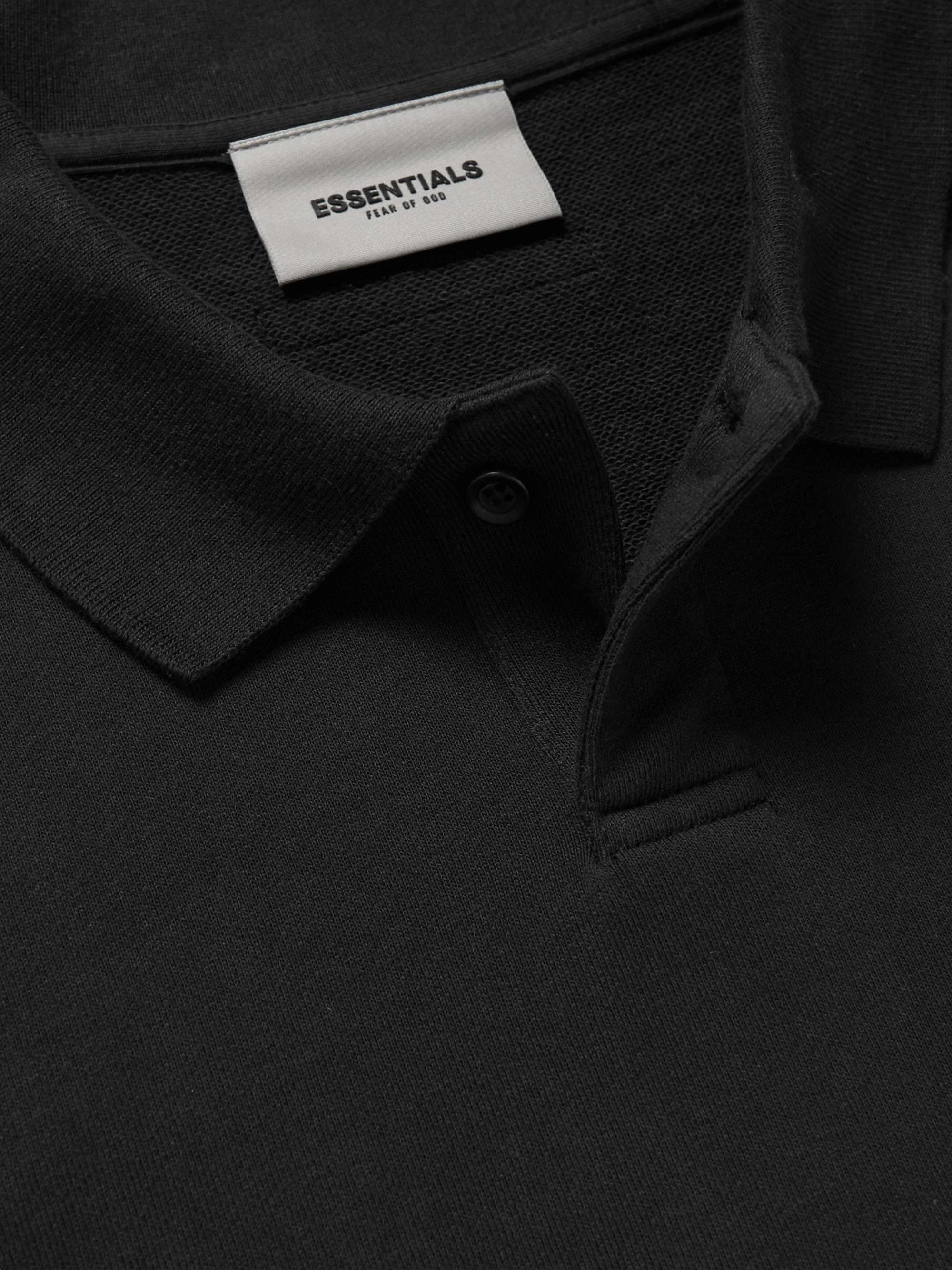 FEAR OF GOD ESSENTIALS Logo-Print Cotton-Jersey Polo Shirt