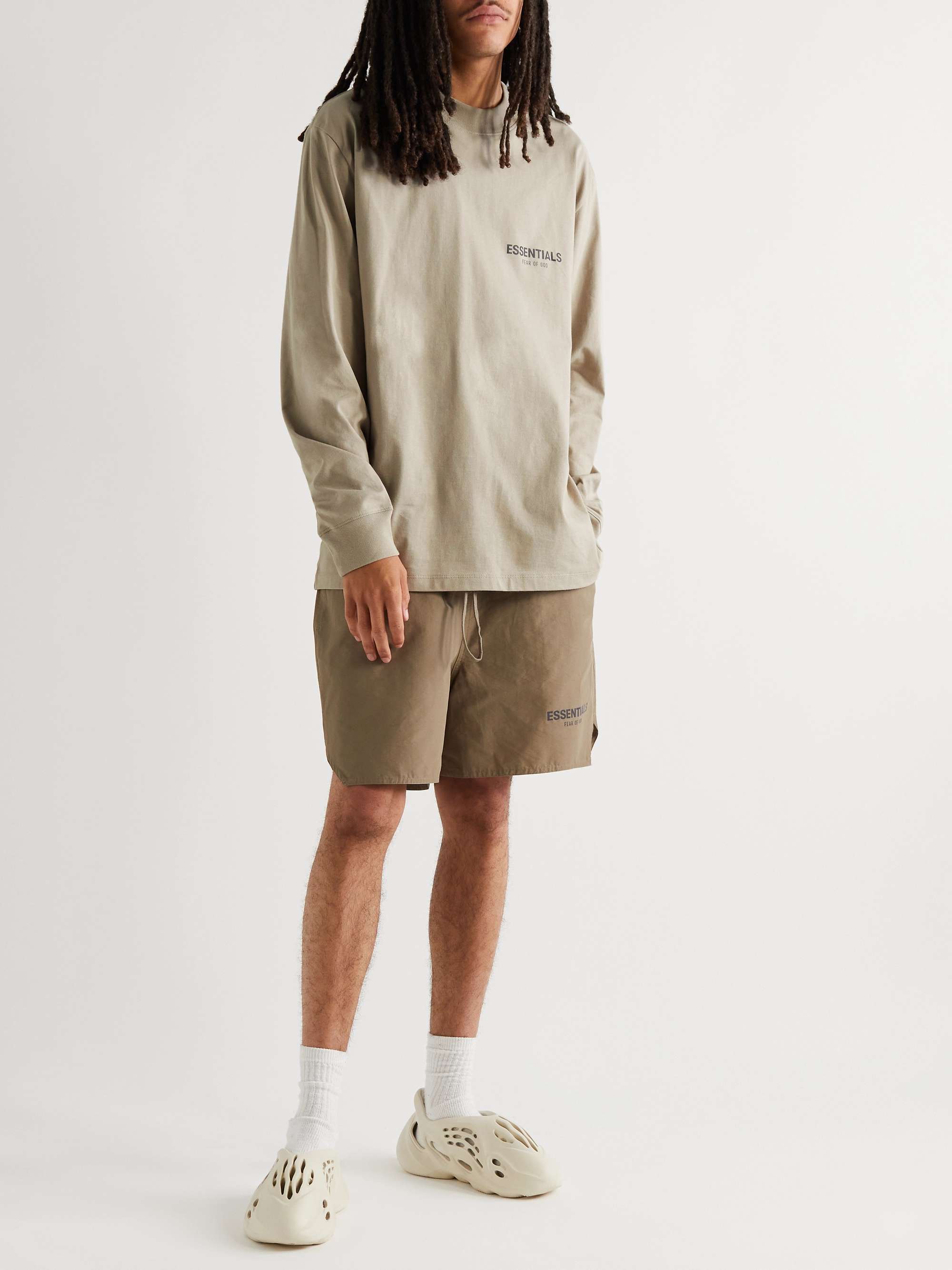 FEAR OF GOD ESSENTIALS Logo-Print Cotton-Jersey T-Shirt