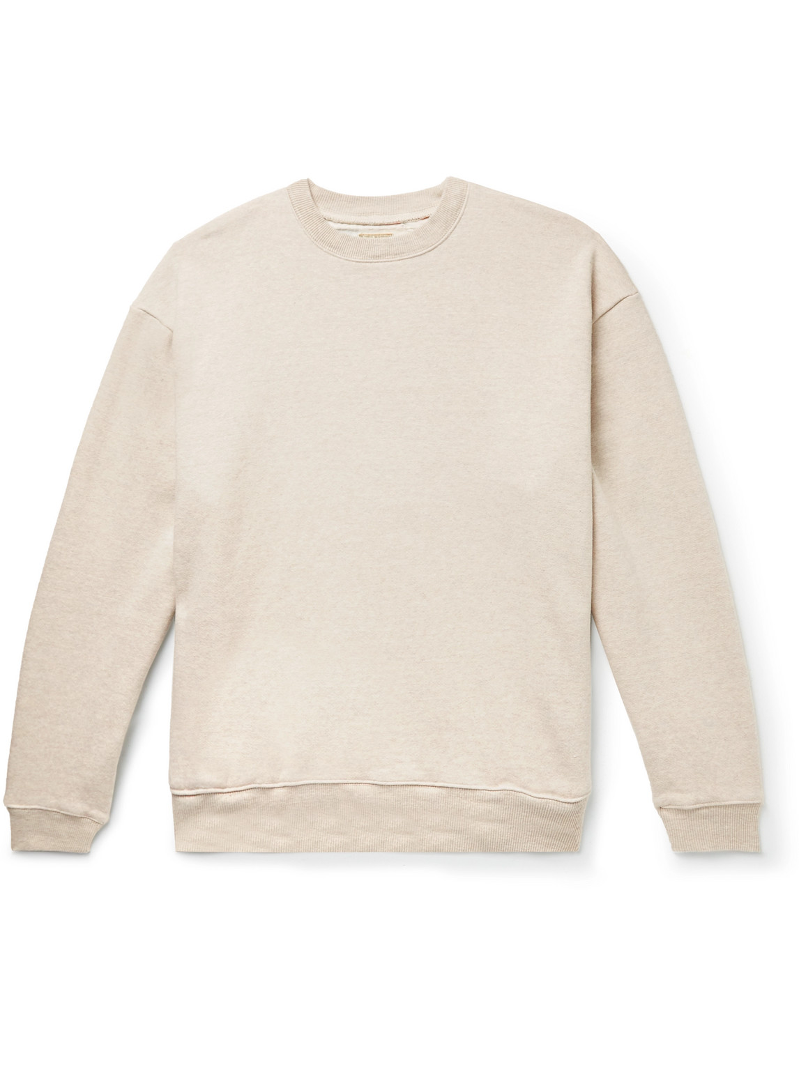 Kapital Patchwork Cotton-jersey Sweatshirt In Neutrals