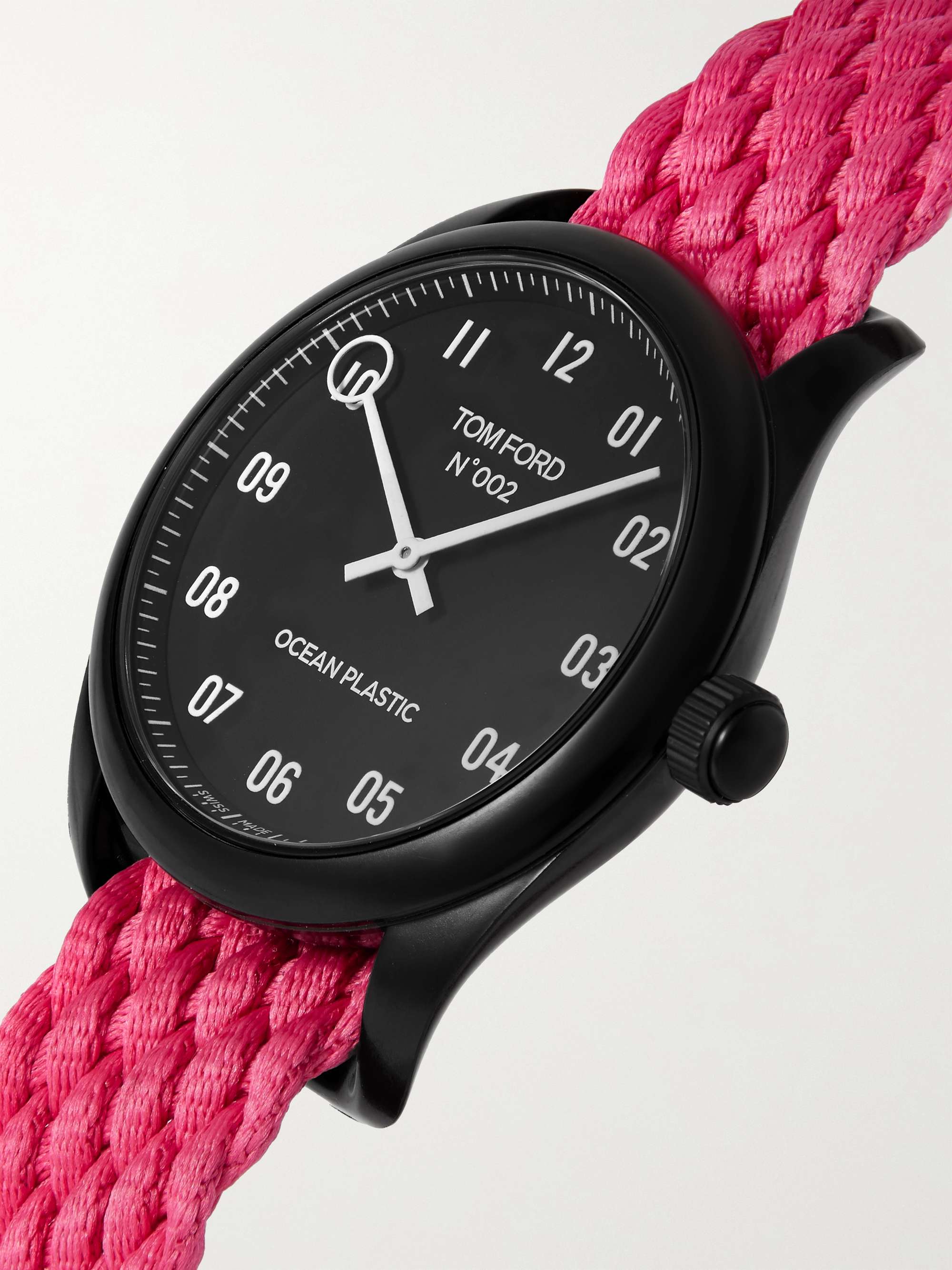 TOM FORD TIMEPIECES 002 40mm Ocean Plastic Watch