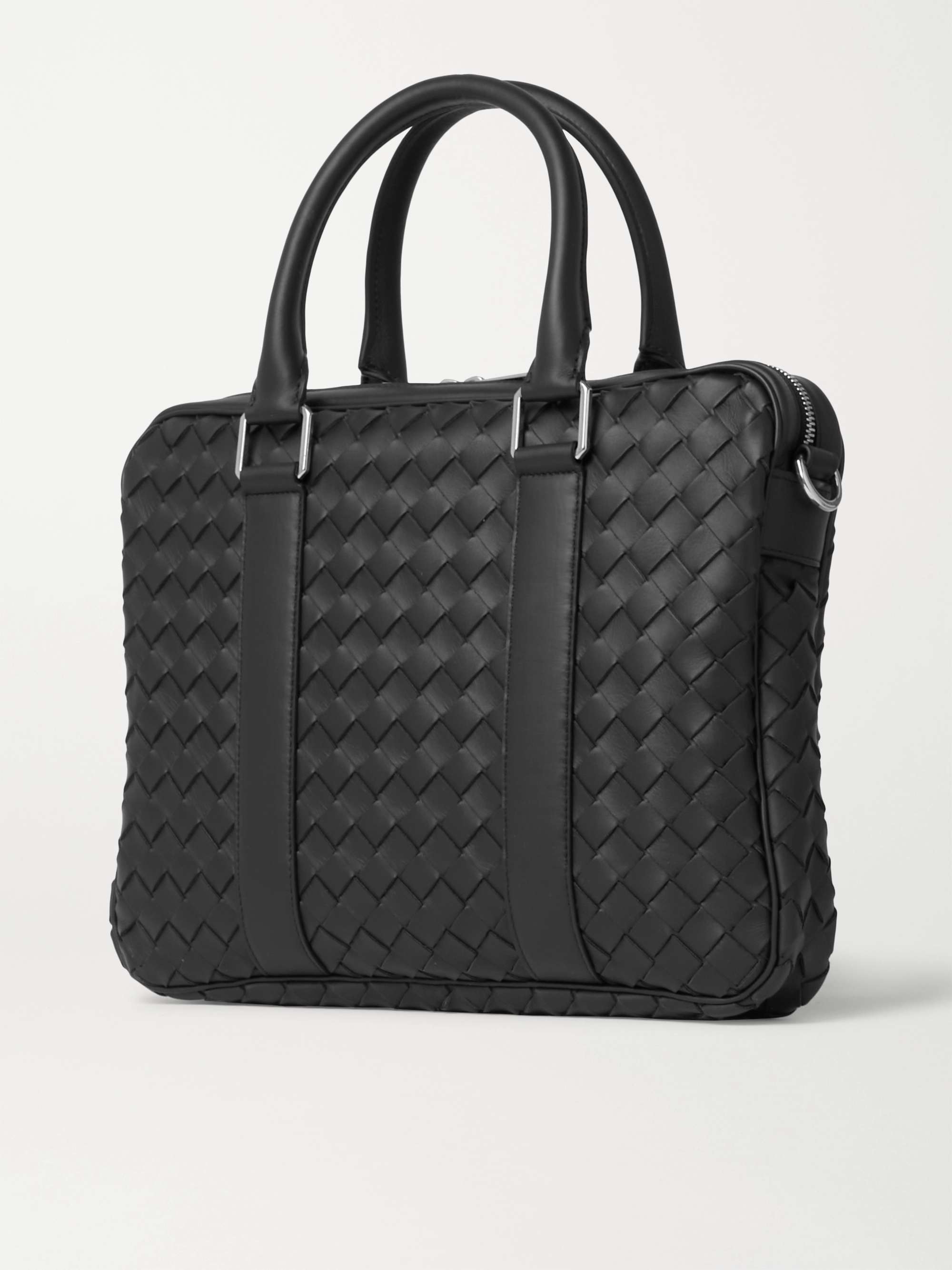 BOTTEGA VENETA Intrecciato Leather Briefcase