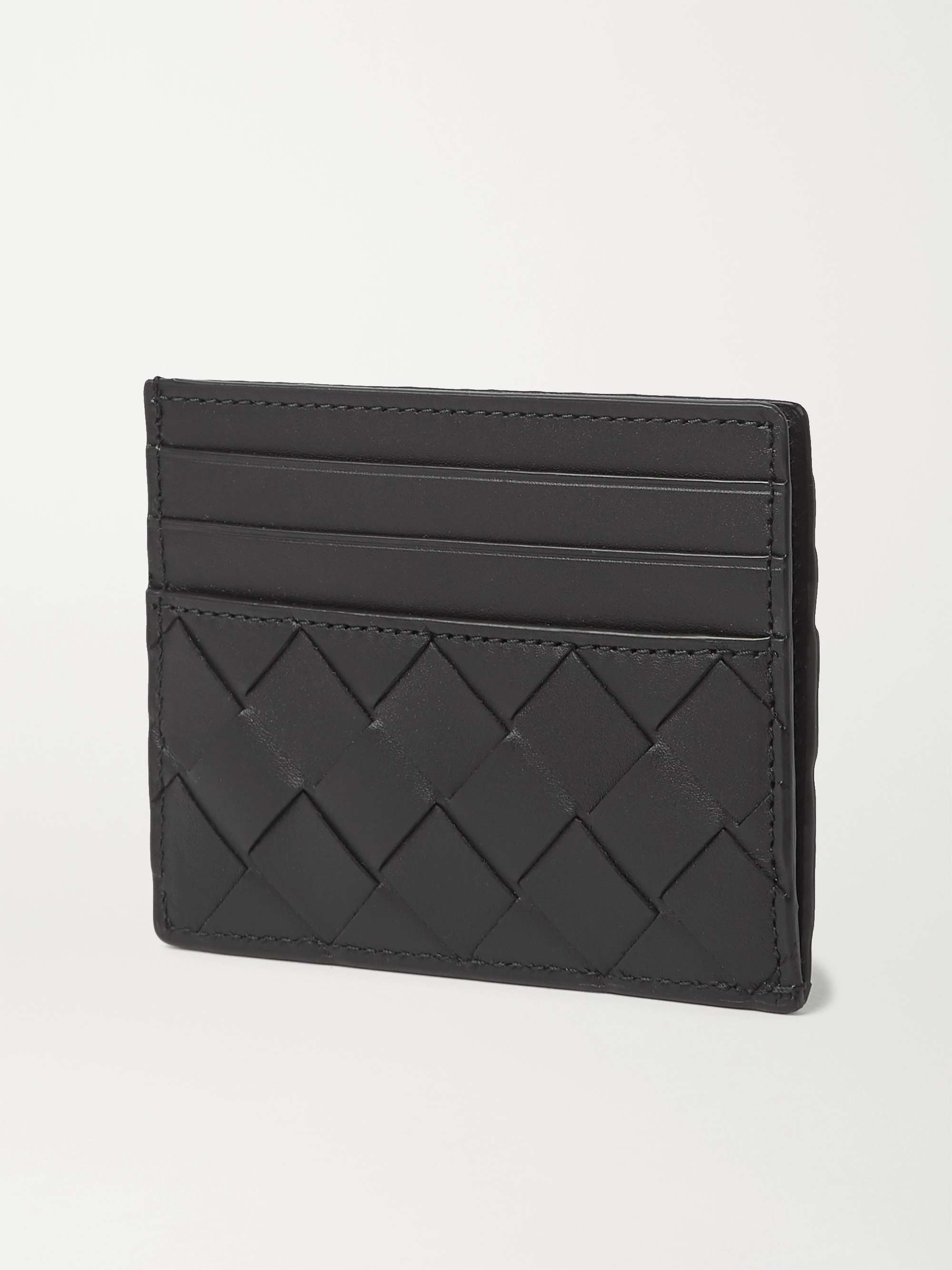 BOTTEGA VENETA Intrecciato Leather Cardholder for Men | MR PORTER