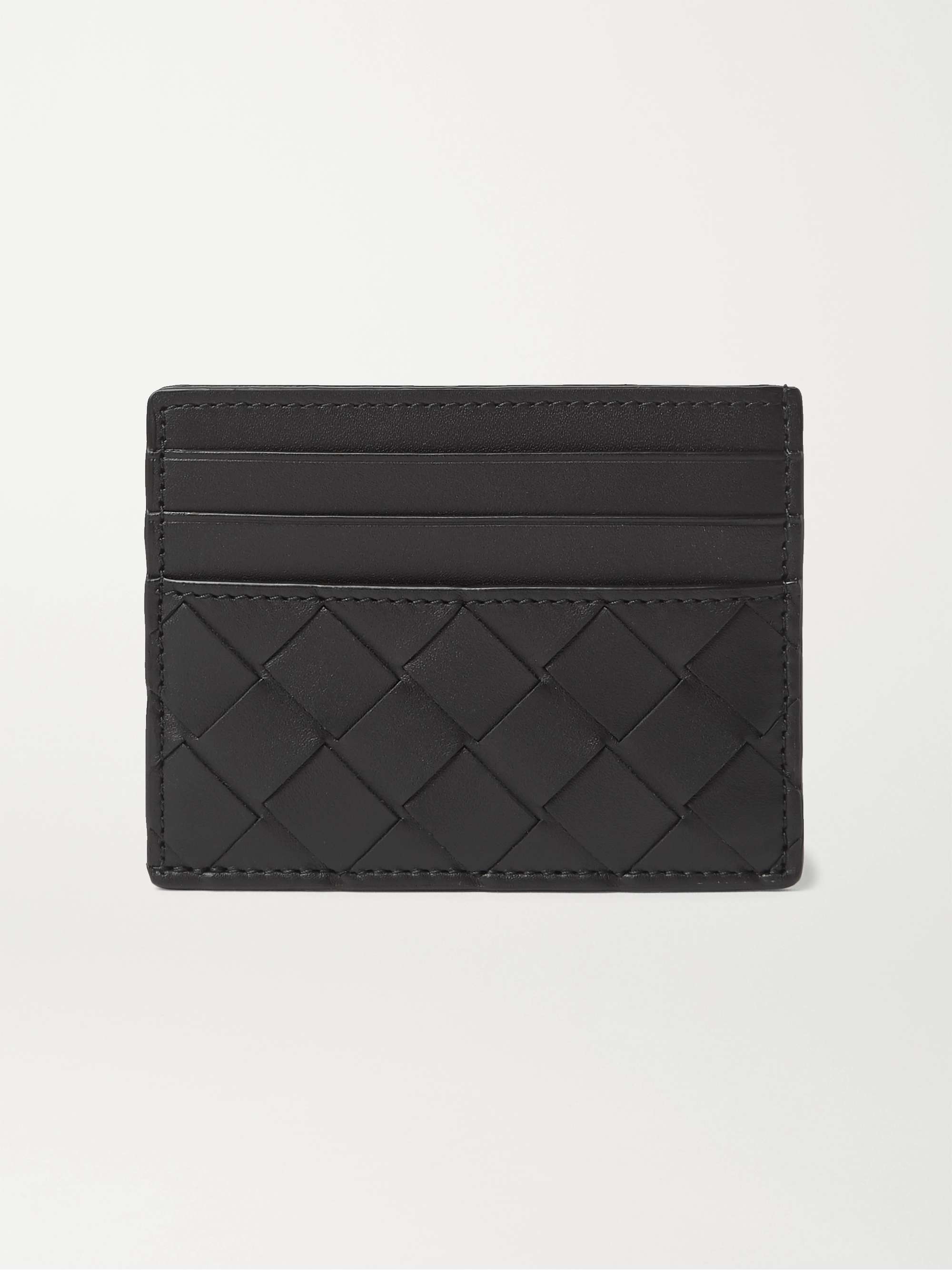 BOTTEGA VENETA Intrecciato Leather Cardholder for Men | MR PORTER