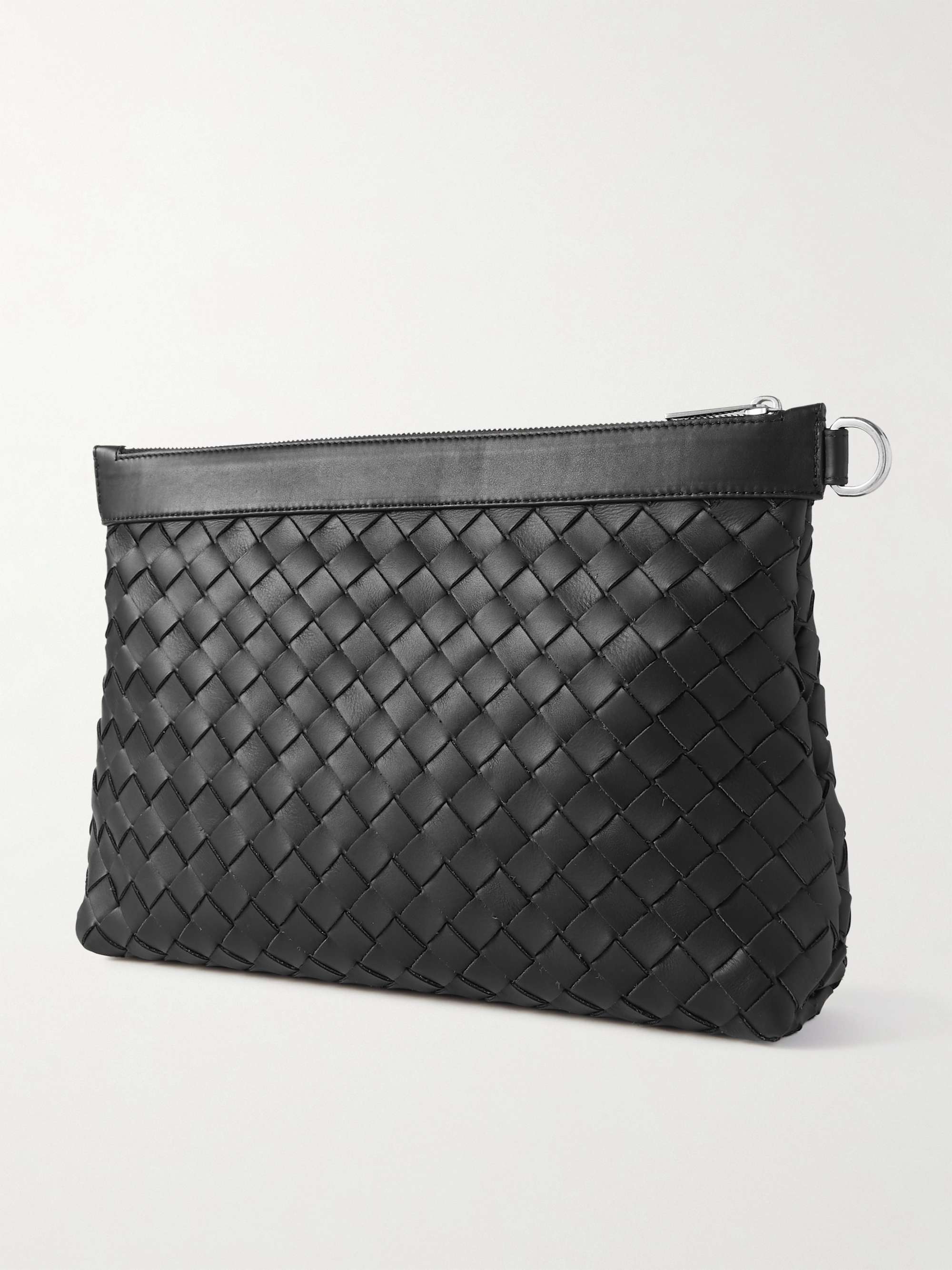 BOTTEGA VENETA Hydrology Intrecciato Leather Pouch for Men | MR PORTER