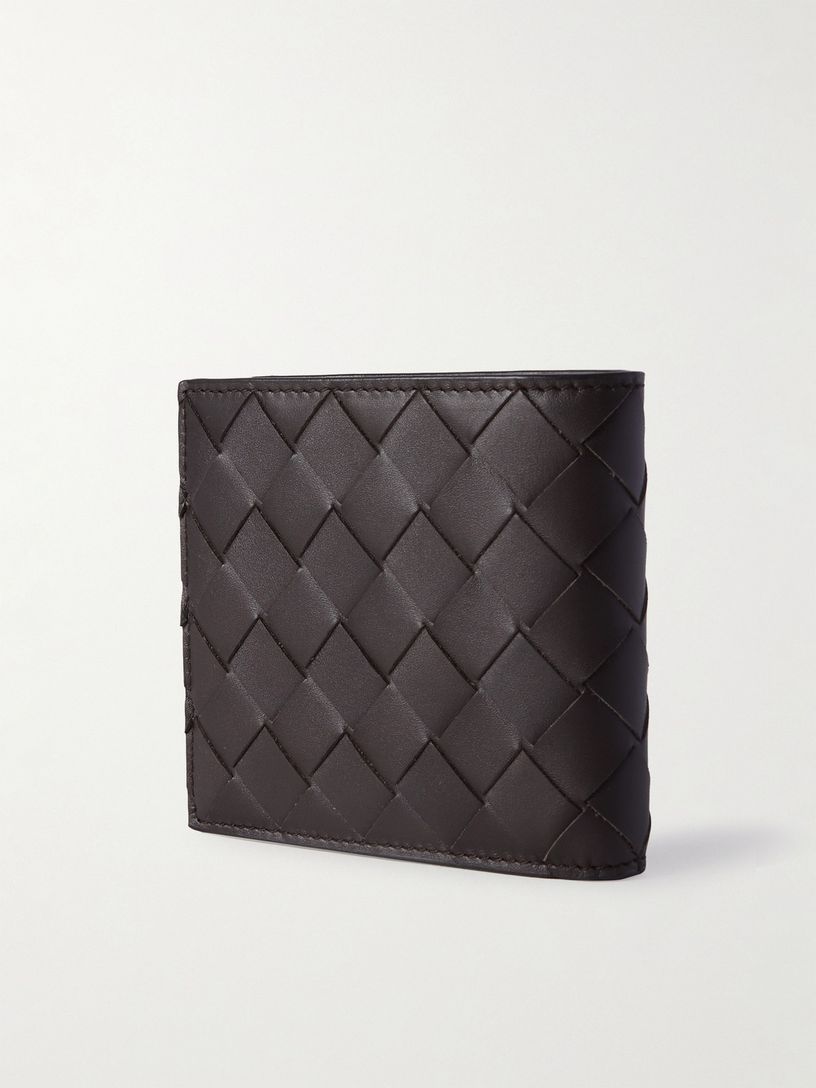 Intrecciato Leather Billfold Wallet — 2