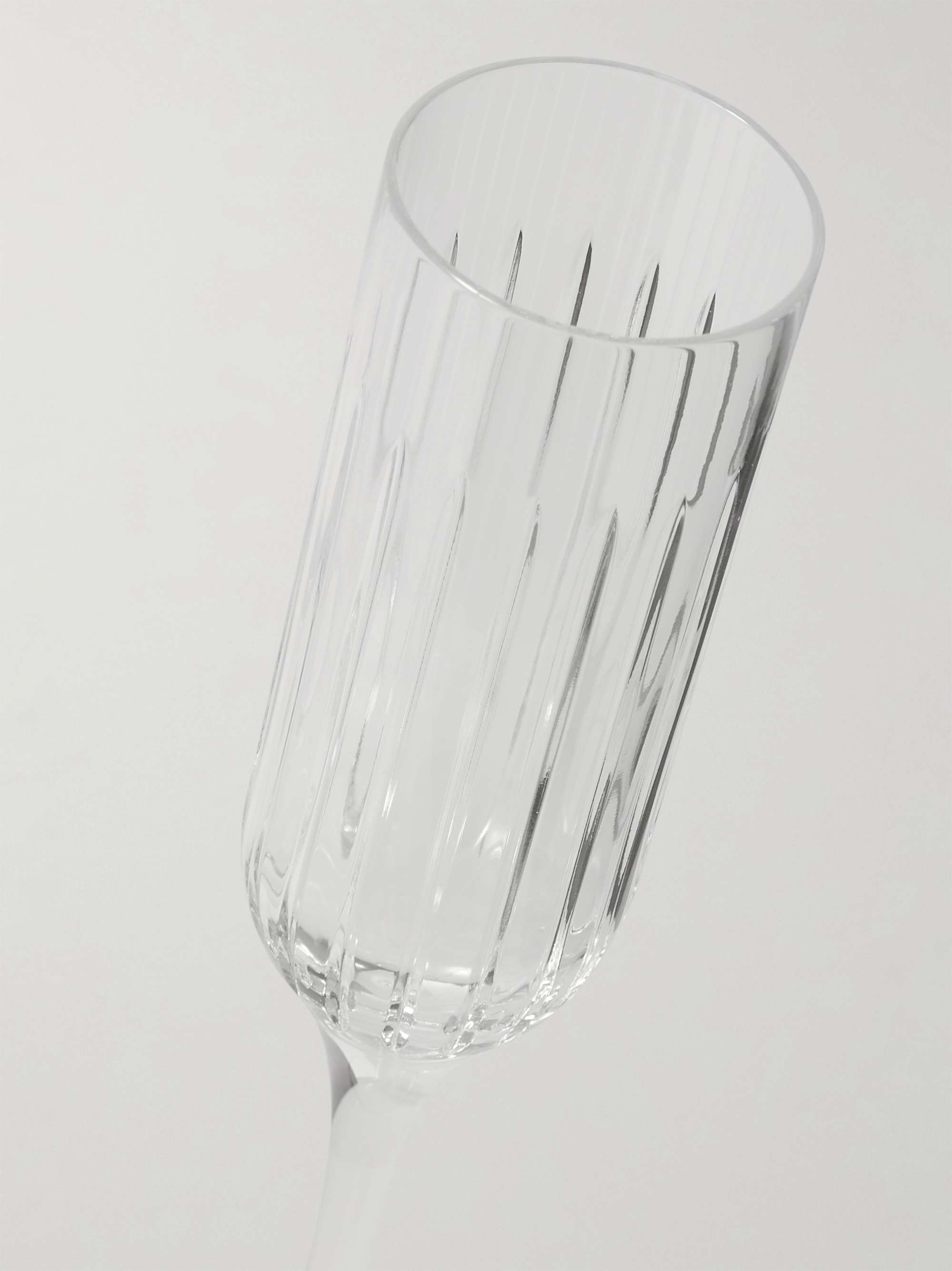SOHO HOME Roebling Set of Four Crystal Champagne Flutes
