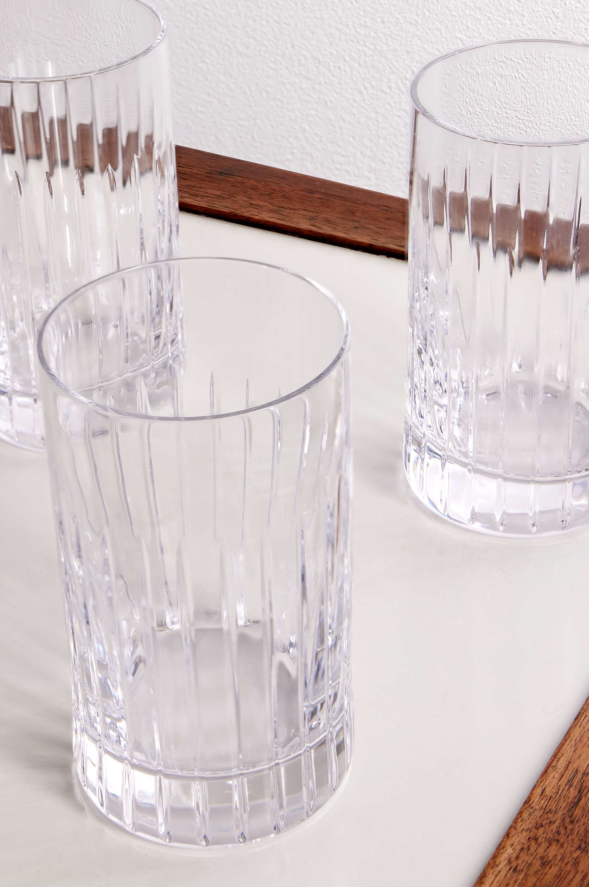 SOHO HOME Barwell Set of Four Crystal Highball Glasses for Men