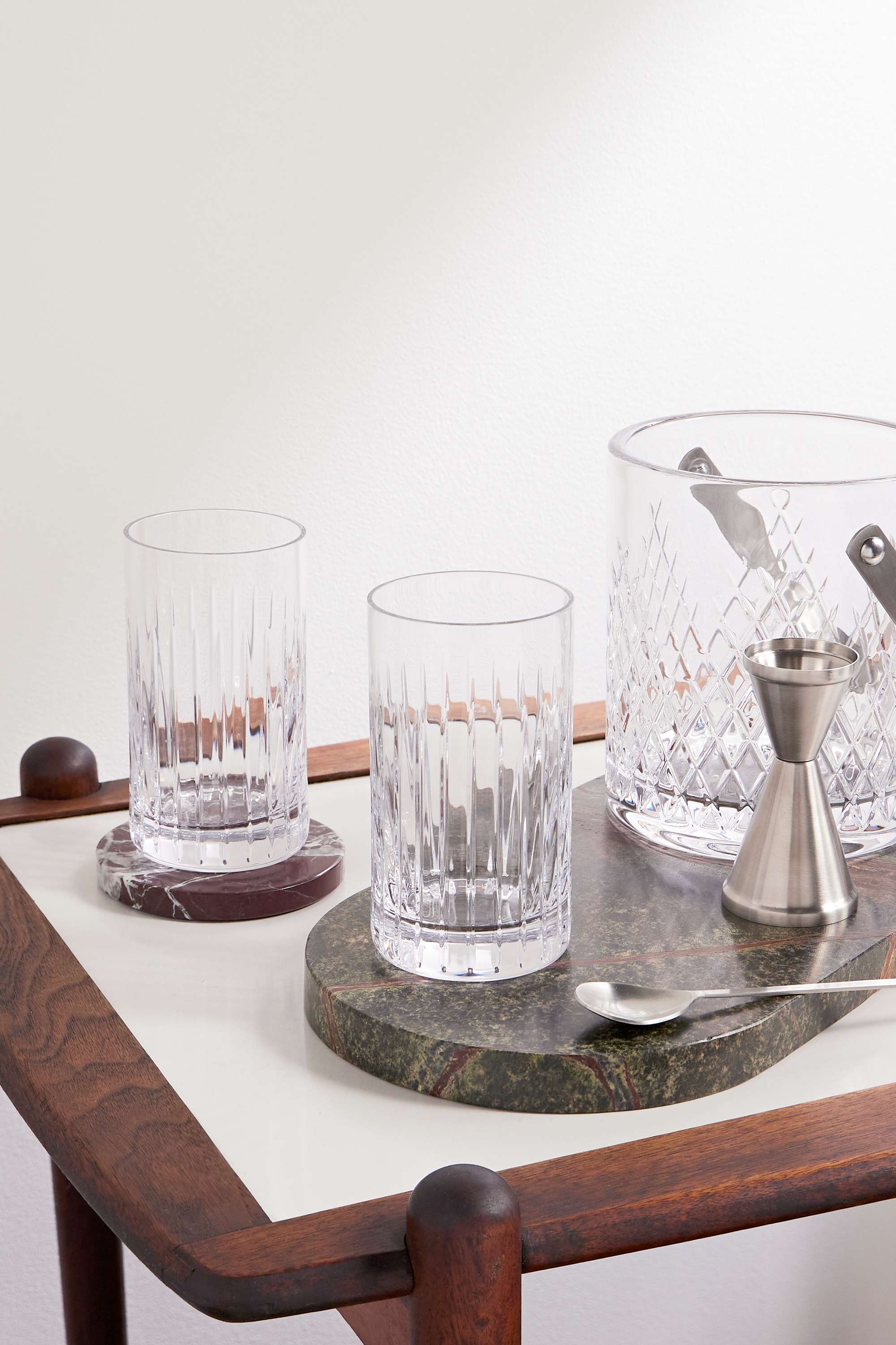 SOHO HOME Roebling set of four crystal highball glasses