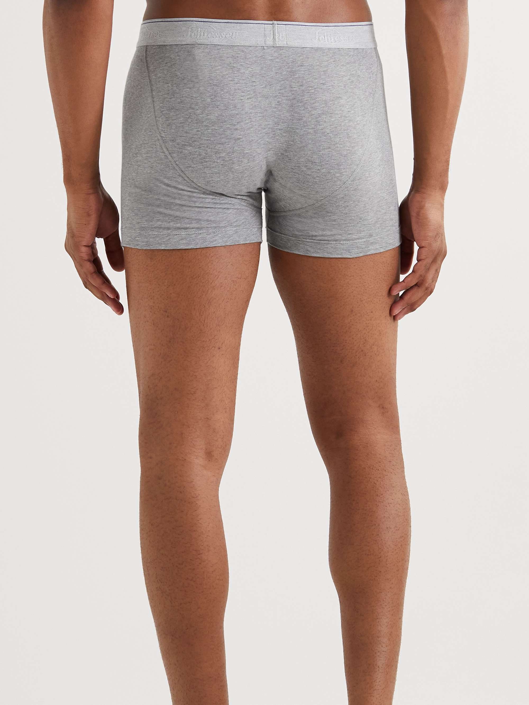 SCHIESSER Ludwig Three-Pack Stretch-Cotton Boxer Briefs