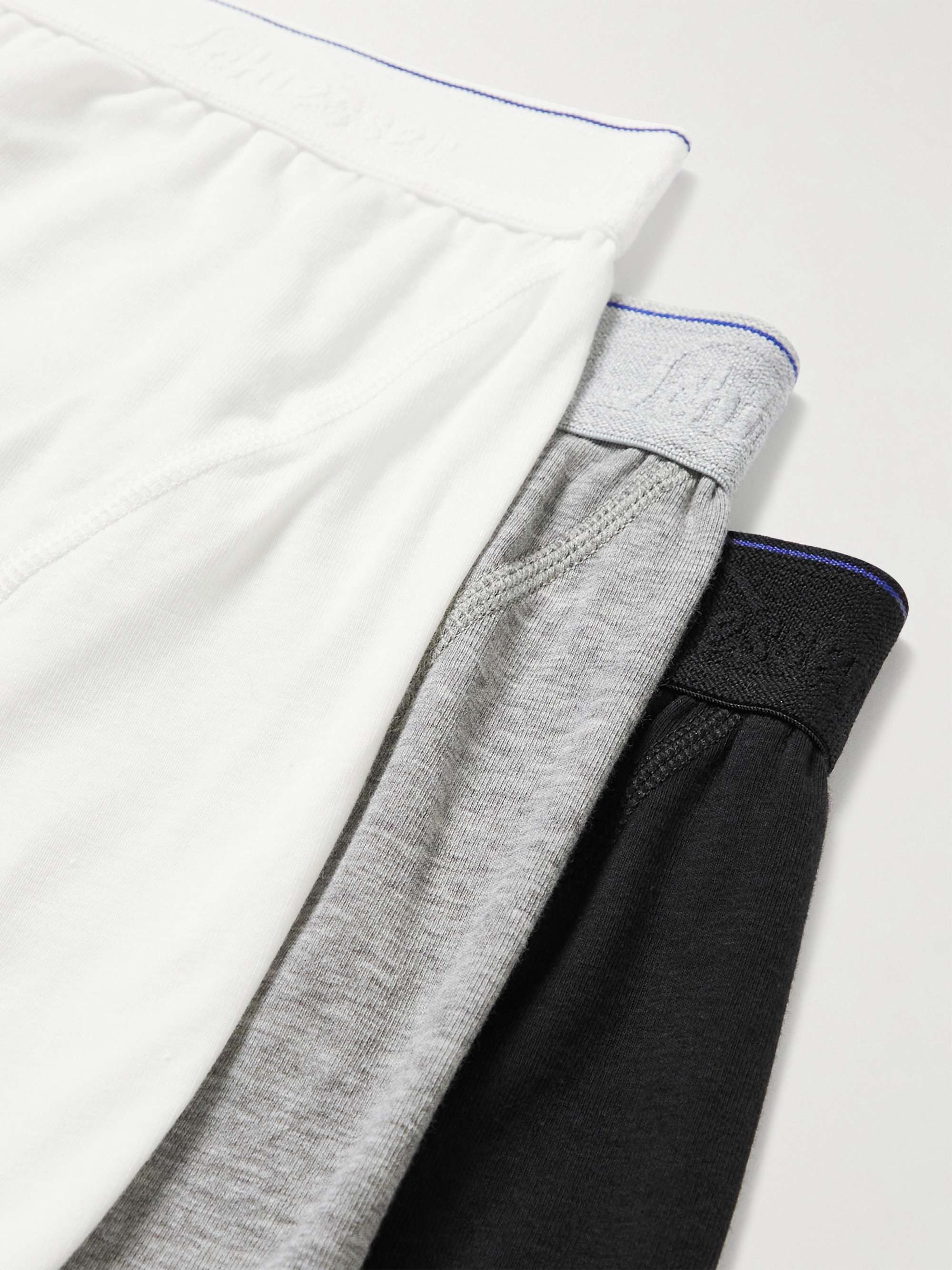 SCHIESSER Ludwig Three-Pack Stretch-Cotton Boxer Briefs