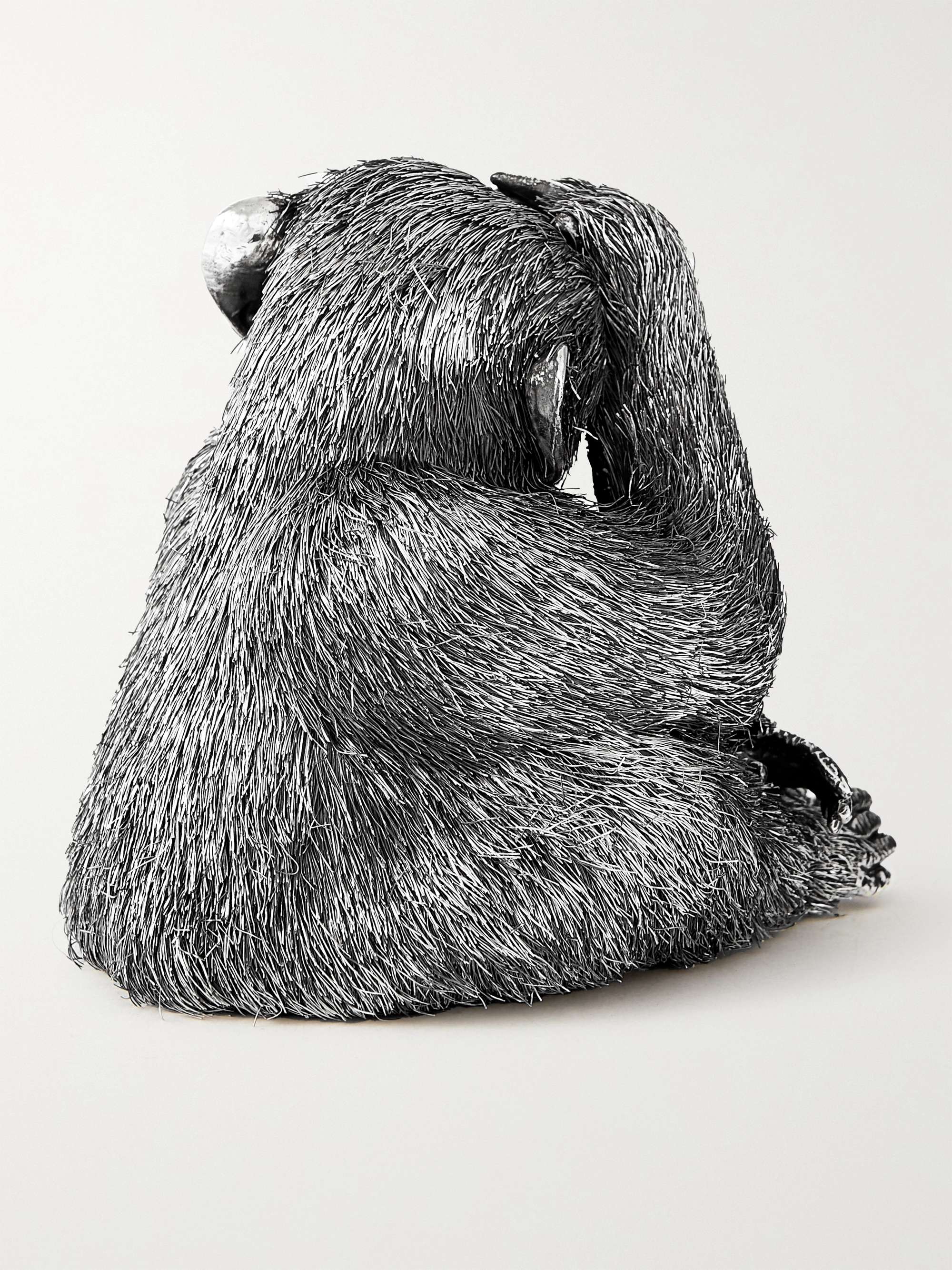 BUCCELLATI See-No-Evil Monkey Silver Ornament